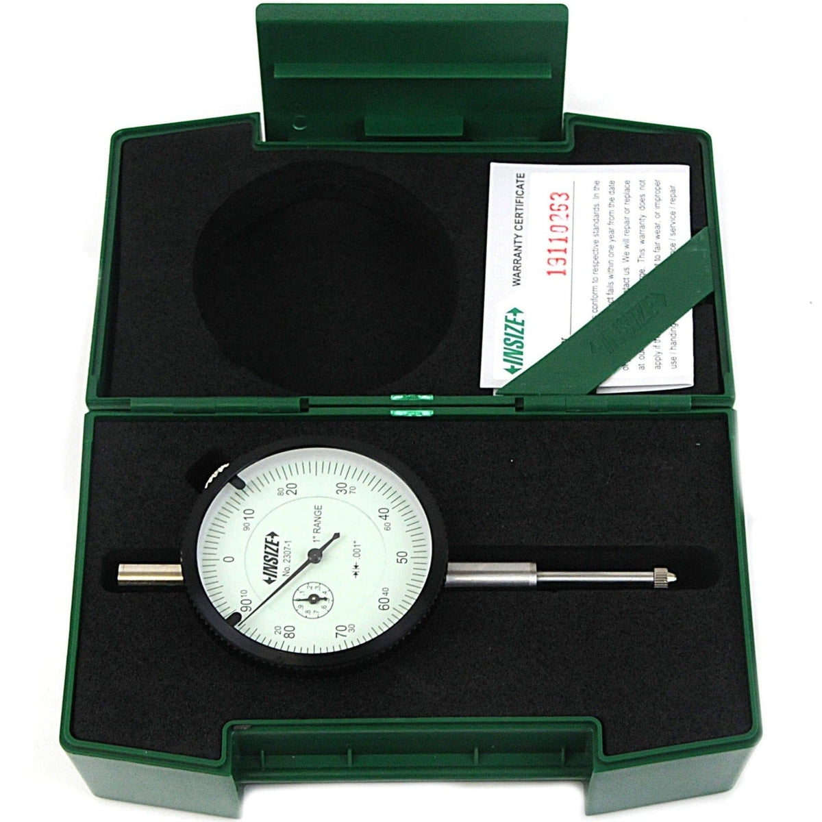 INSIZE Measuring Equipment Insize Imperial Lug Back Dial Indicator 1" Range Series 2307-1