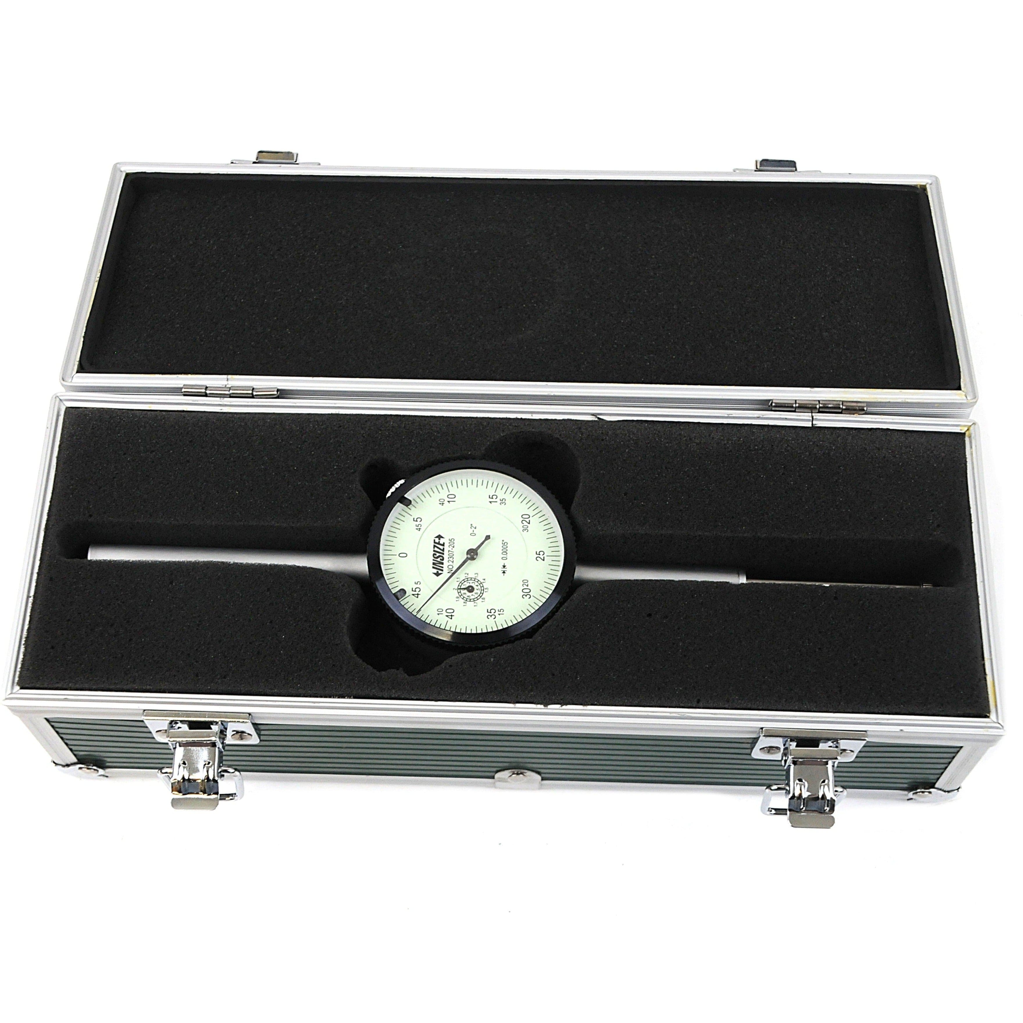INSIZE Measuring Equipment Insize Imperial Lug Back Dial Indicator 2" Range Series 2307-205