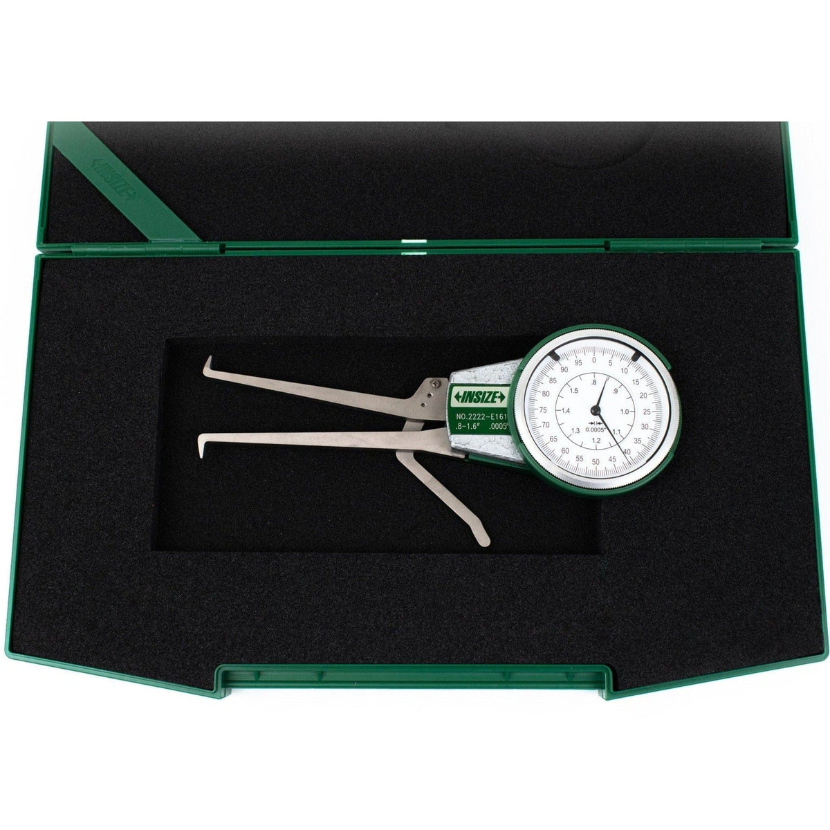 INSIZE Measuring Equipment Insize Internal Dial Caliper Gauge 0.8-1.6" Range Series 2222-E161