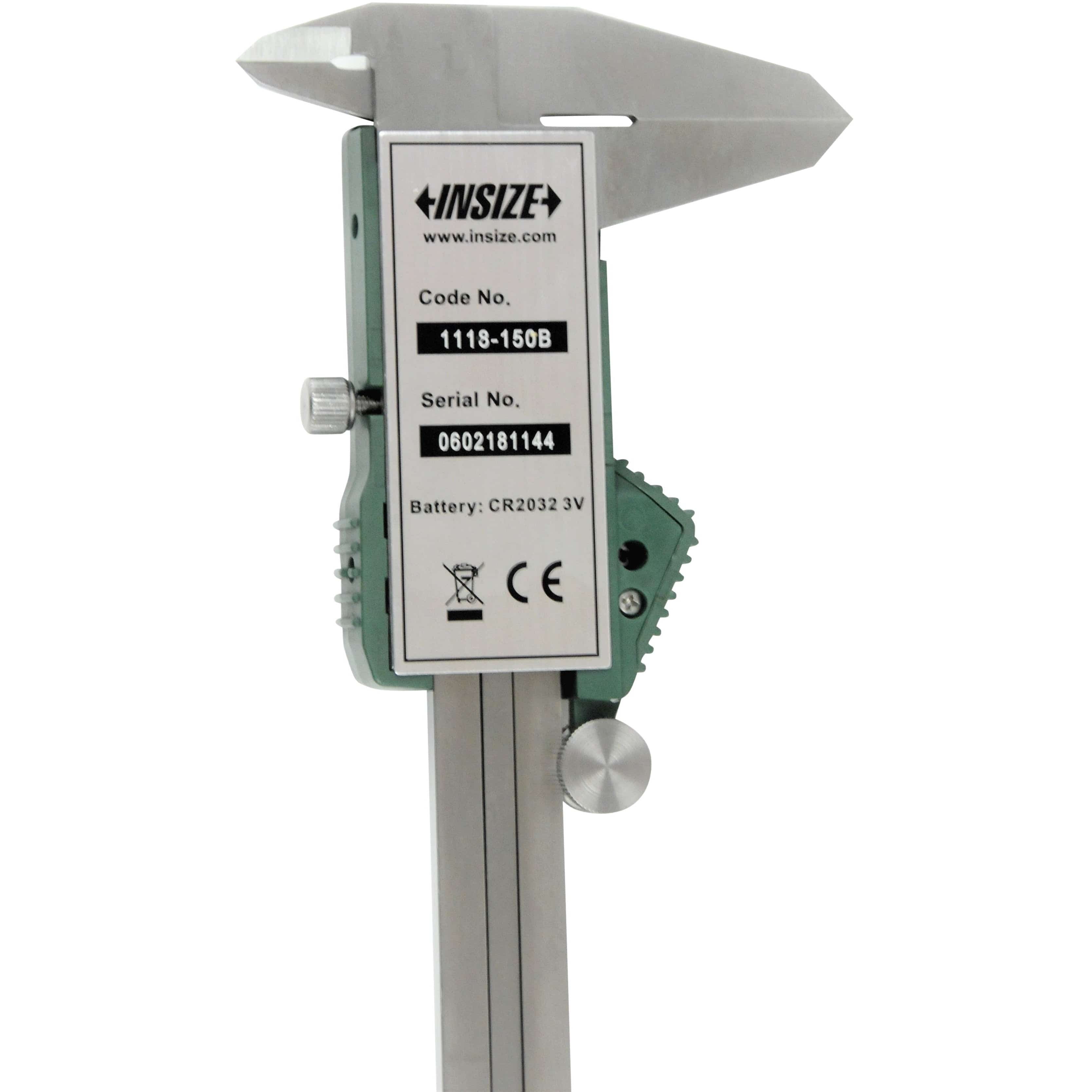 INSIZE Measuring Equipment INSIZE IP57 Waterproof Digital Caliper  0-150mm / 0-6" Range Series 1118-150B