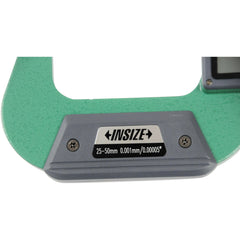 INSIZE Measuring Equipment Insize IP65 Digital Outside Micrometer 25-50mm / 1-2" Range Series 3108-50A