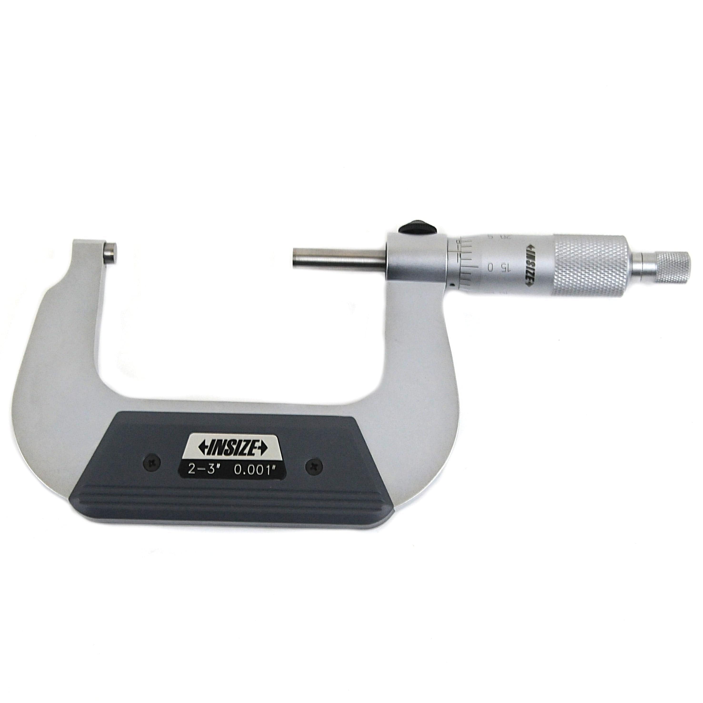 INSIZE Measuring Equipment Insize Left Hand/Right Hand Outside Micrometer 2-3" Range Series 3236-3