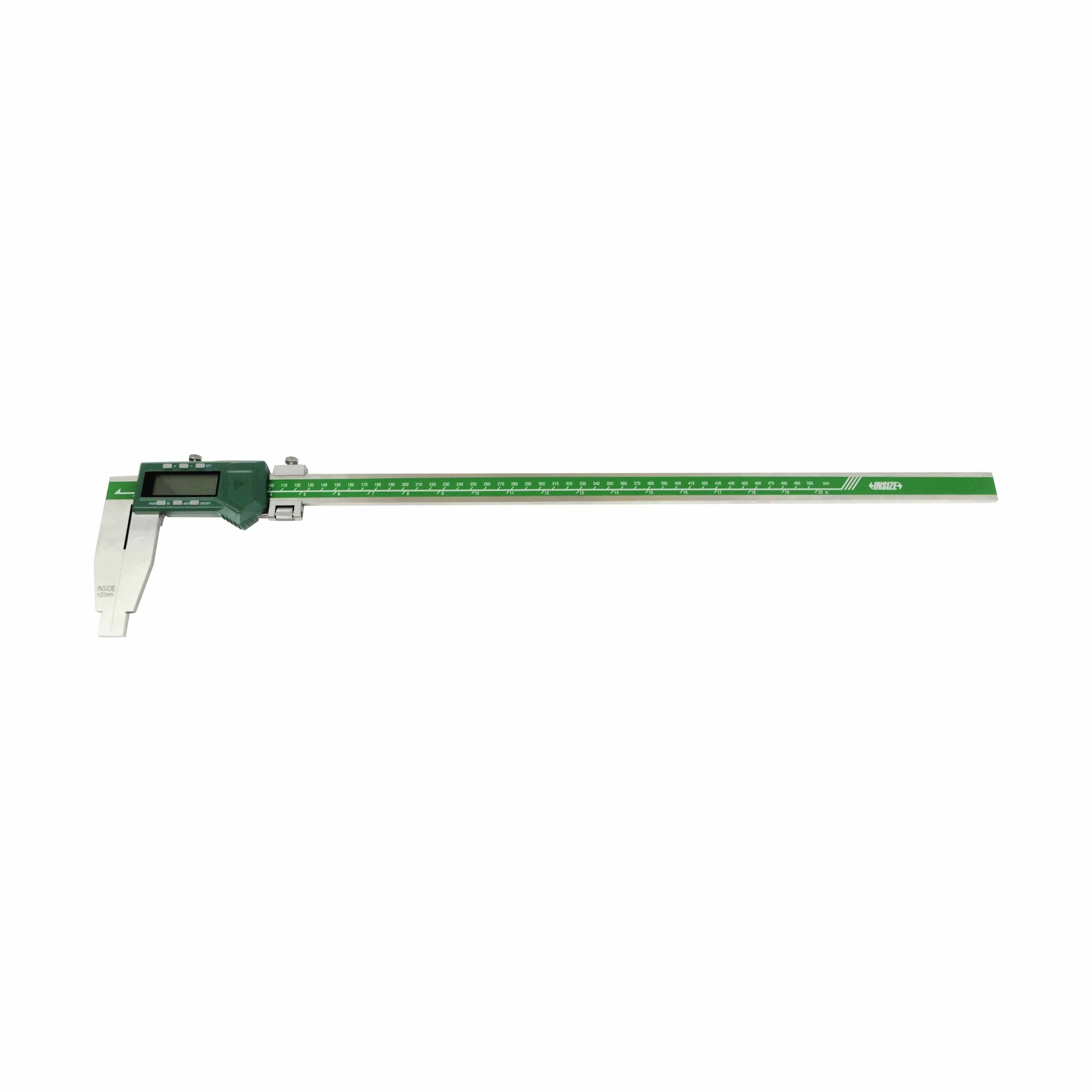 INSIZE Measuring Equipment Insize Long Jaw Digital Caliper  0- 500mm / 0-20" Range Series 1106-501