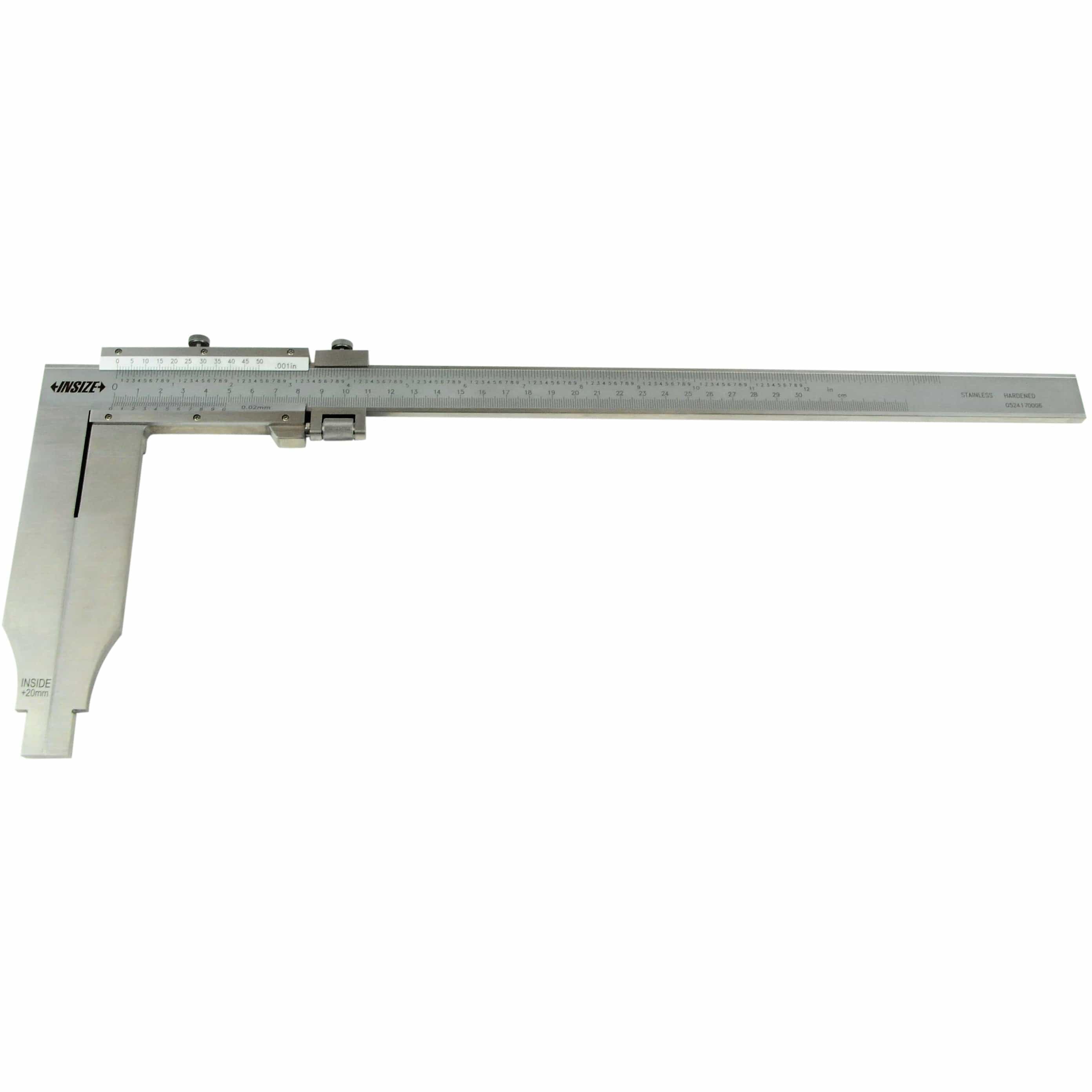 INSIZE Measuring Equipment Insize Long Jaw Vernier Caliper 0-300mm/0-12" Range Series 1215-322