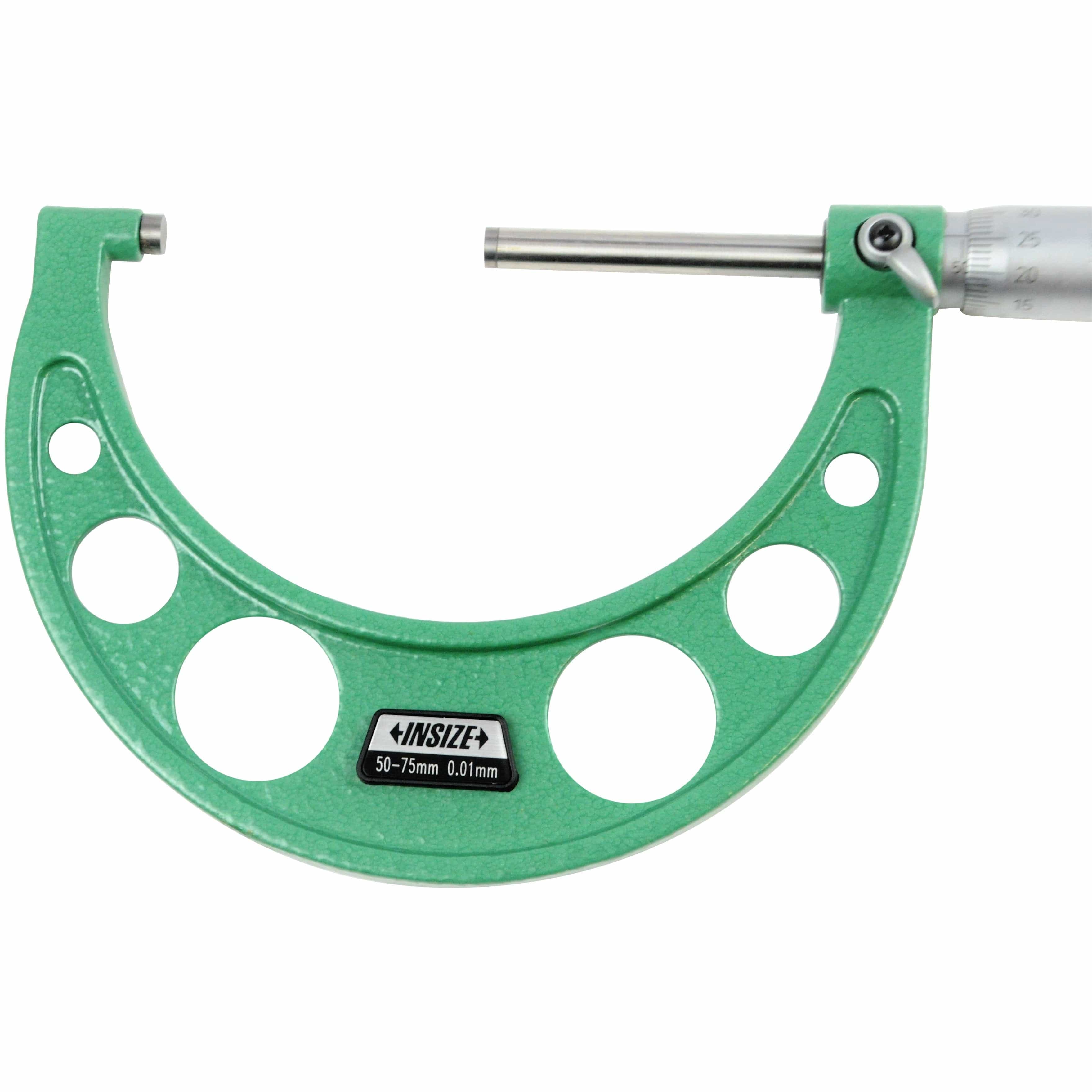 INSIZE Measuring Equipment Insize Long Spindle Outside Micrometer 50-75mm Range Series 3209-75