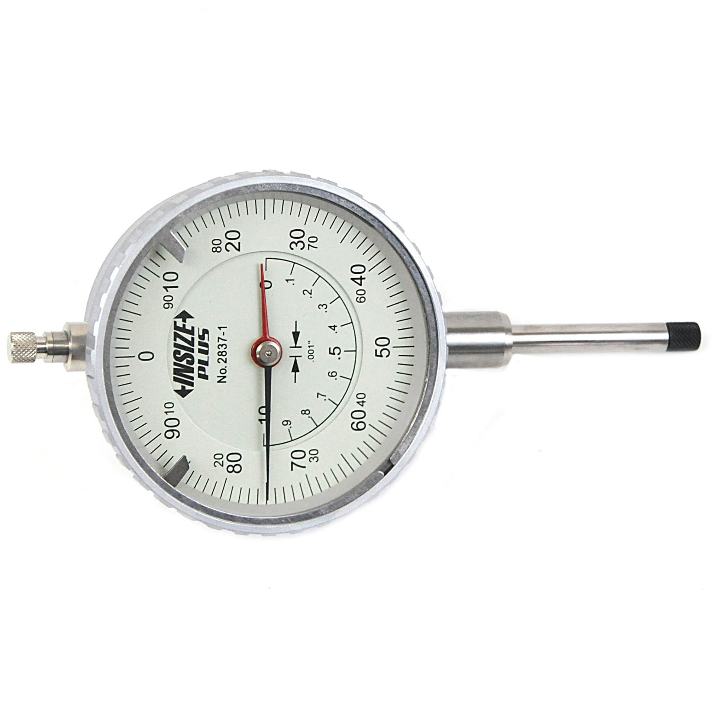 INSIZE Measuring Equipment Insize Lug Back Dial Indicator 0-1" x 0.001" Range Series 2837-1