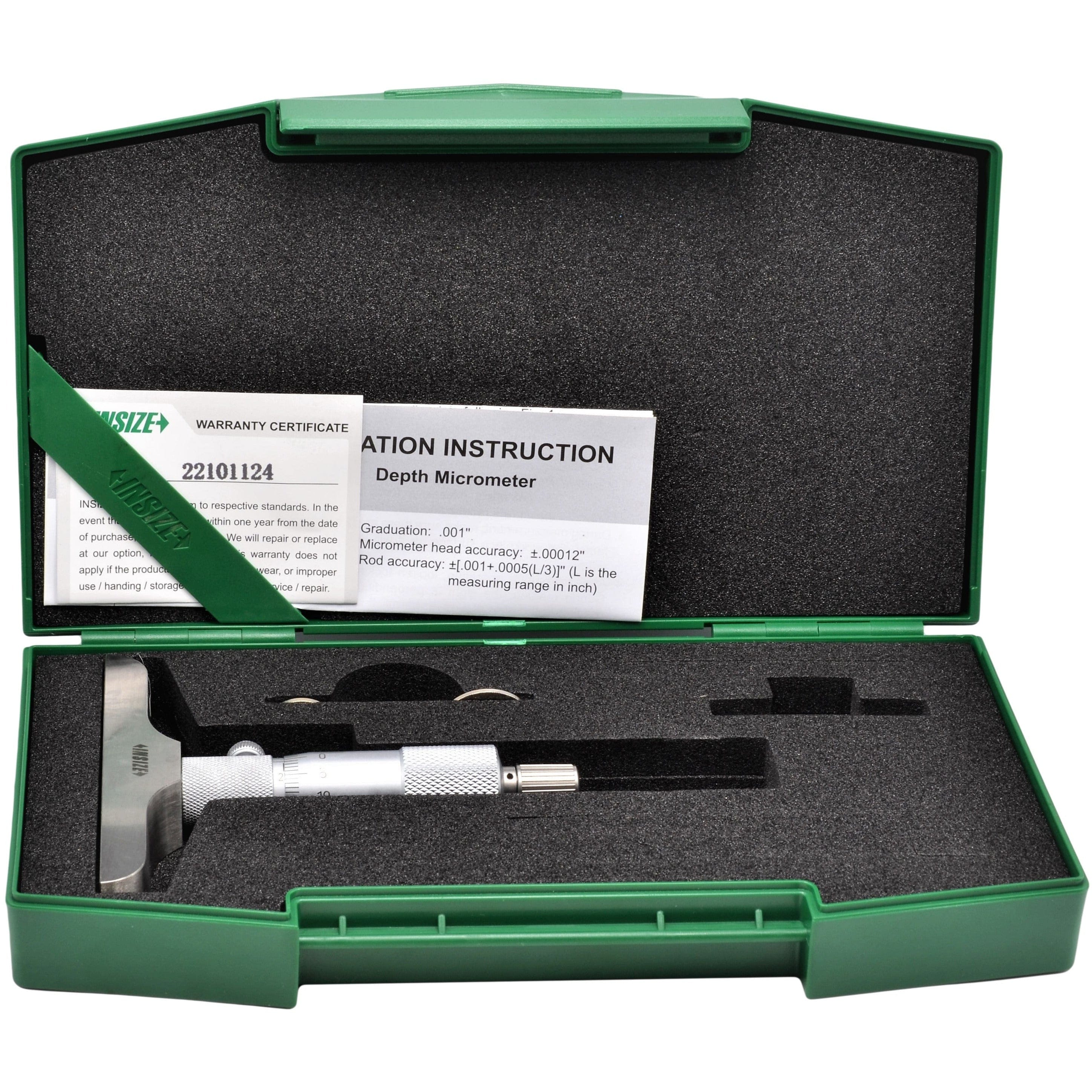INSIZE Measuring Equipment Insize Metric Depth Micrometer 0-25MM Range Series 3240-25