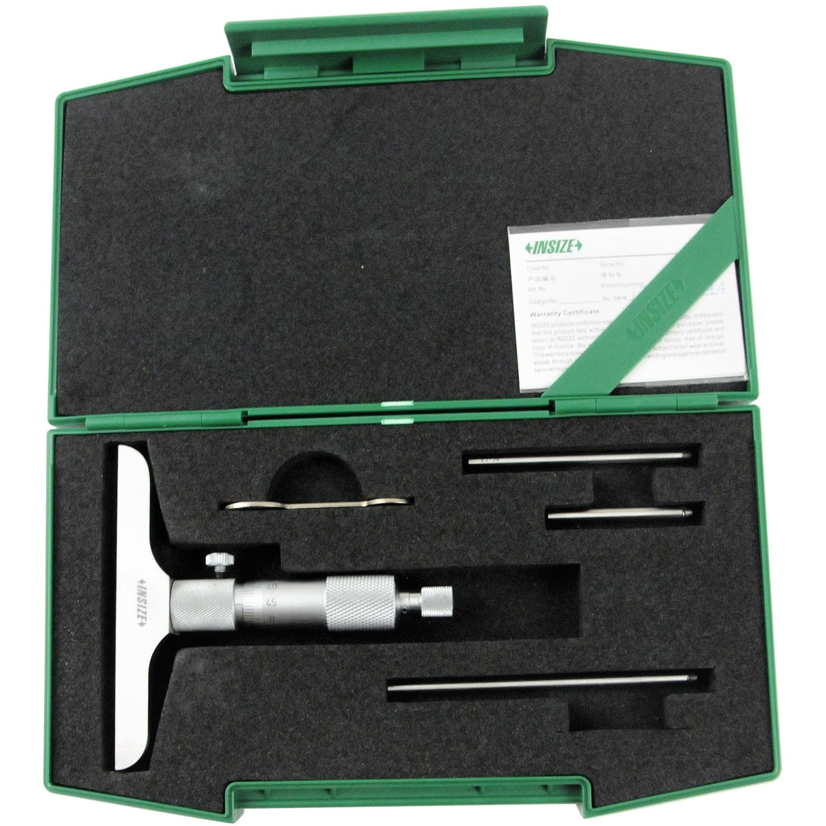 INSIZE Measuring Equipment Insize Metric Depth Micrometer 0-75mm Range Series 3240 - 75