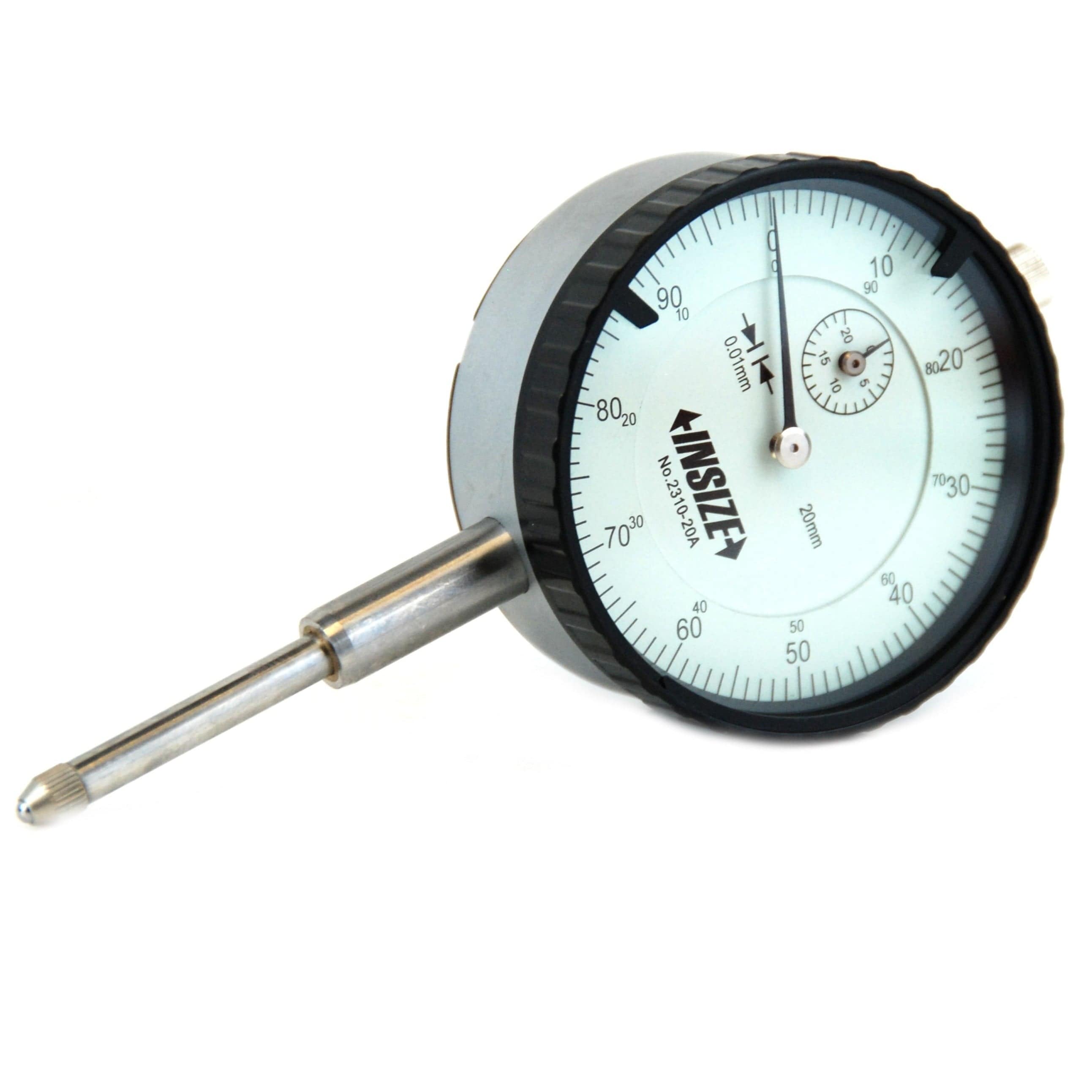 INSIZE Measuring Equipment Insize Metric Long Stroke Dial Indicator 20mm Range Series 2310-20A