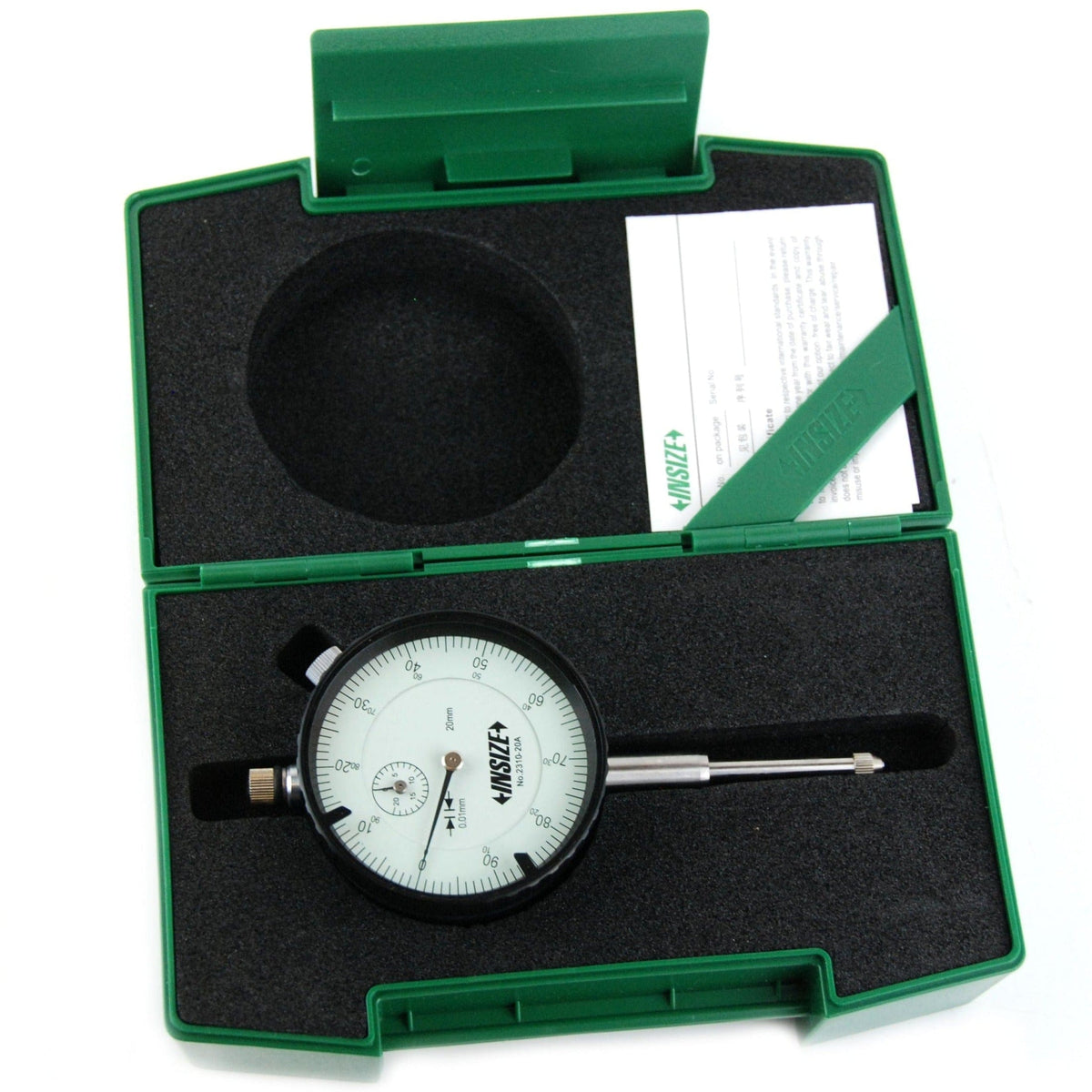 INSIZE Measuring Equipment Insize Metric Long Stroke Dial Indicator 20mm Range Series 2310-20A