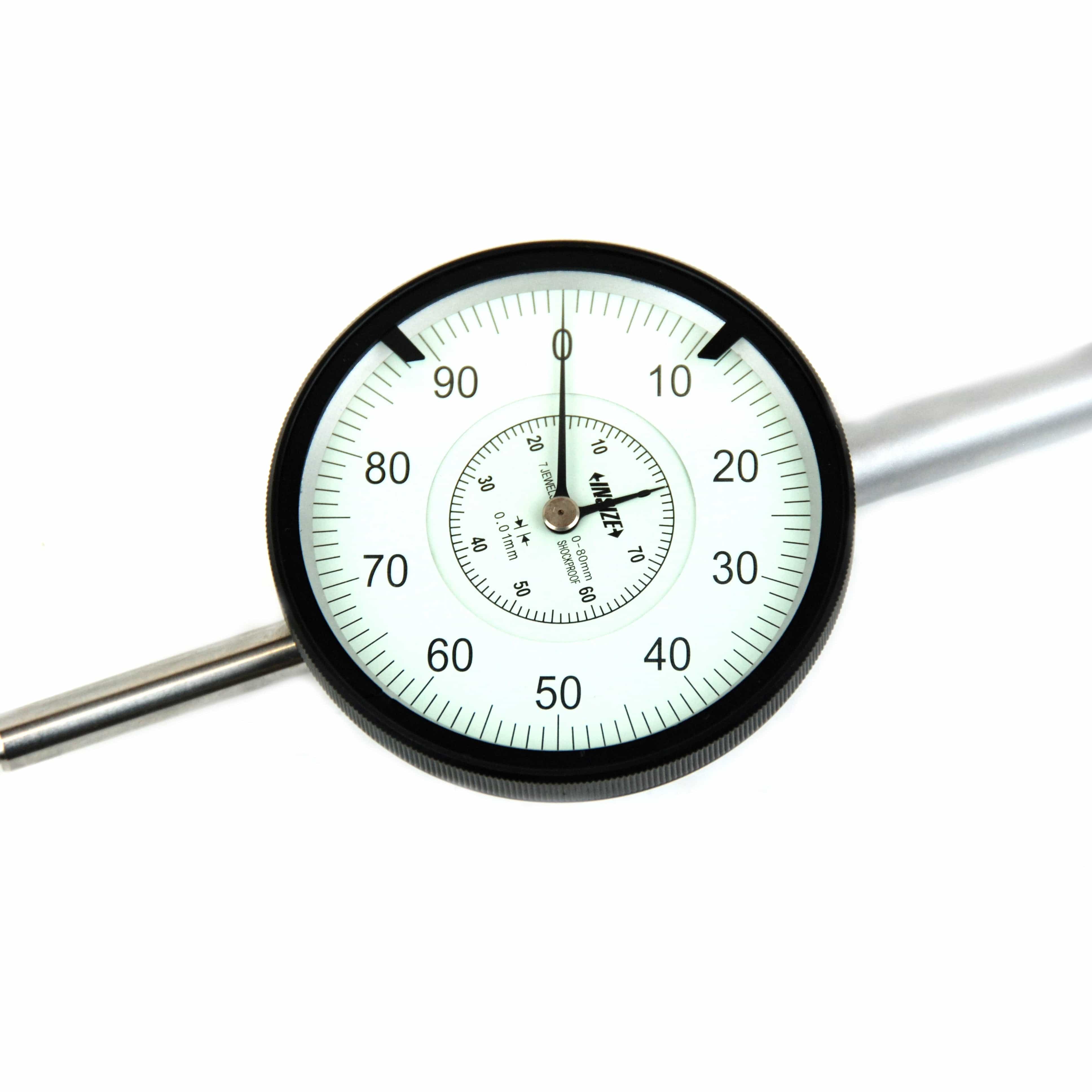 INSIZE Measuring Equipment Insize Metric Long Stroke Dial Indicator 80mm Range Series 2309-80D