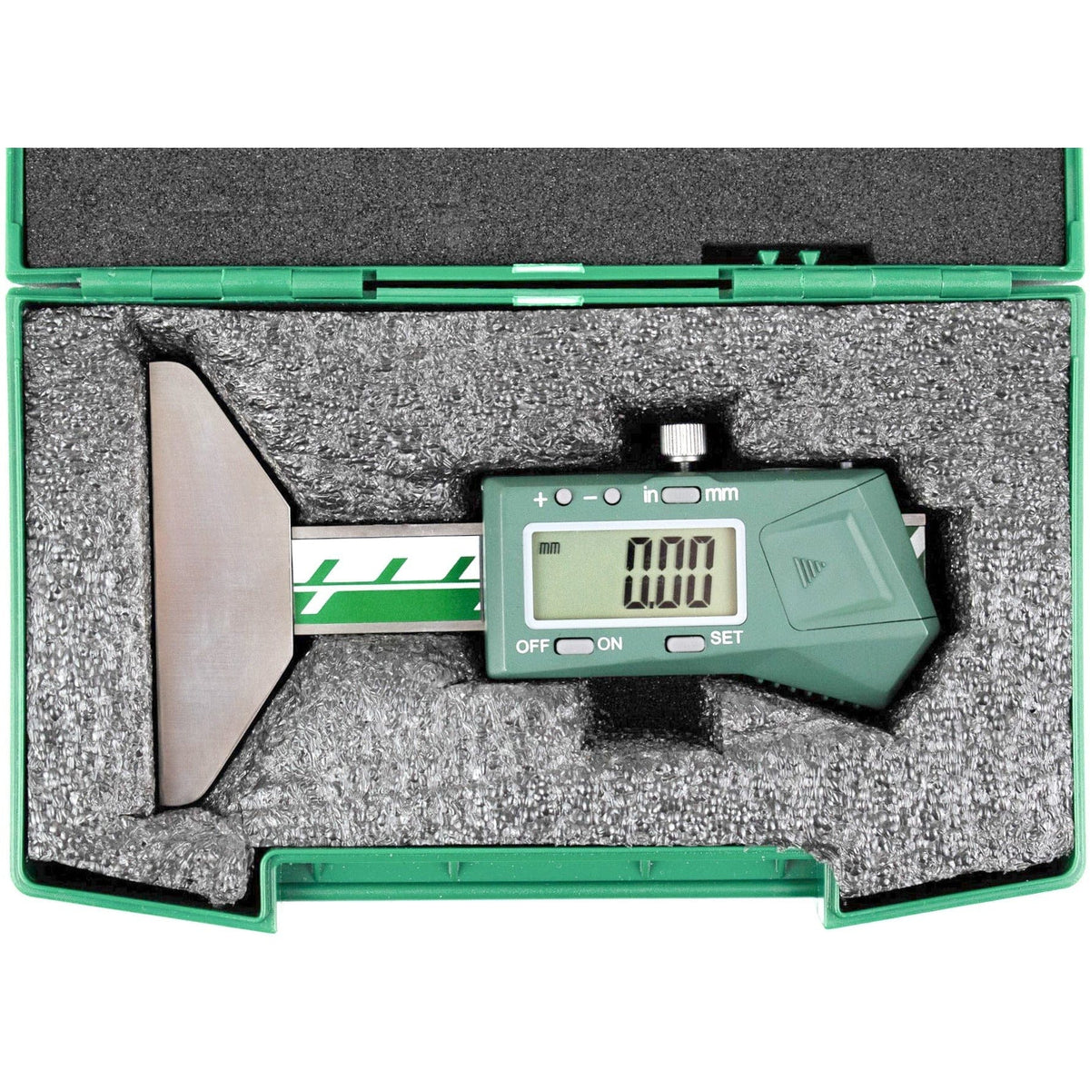 INSIZE Measuring Equipment Insize Mini Digital Depth Gauge W/ Round Bar 114mm Range Series 1140-25