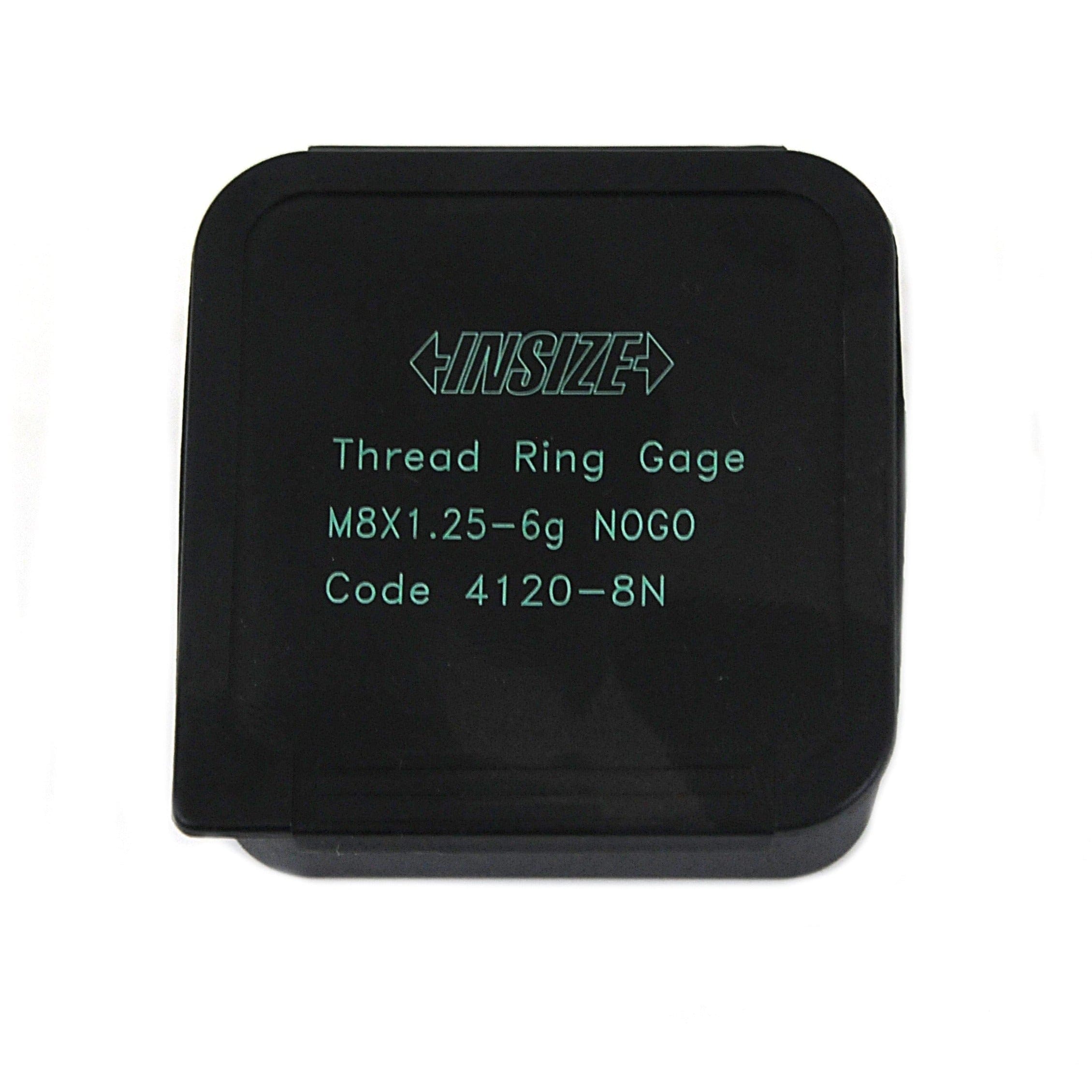 INSIZE Measuring Equipment Insize NOGO Thread Ring Gauge M8X1.25 Series 4120-8N