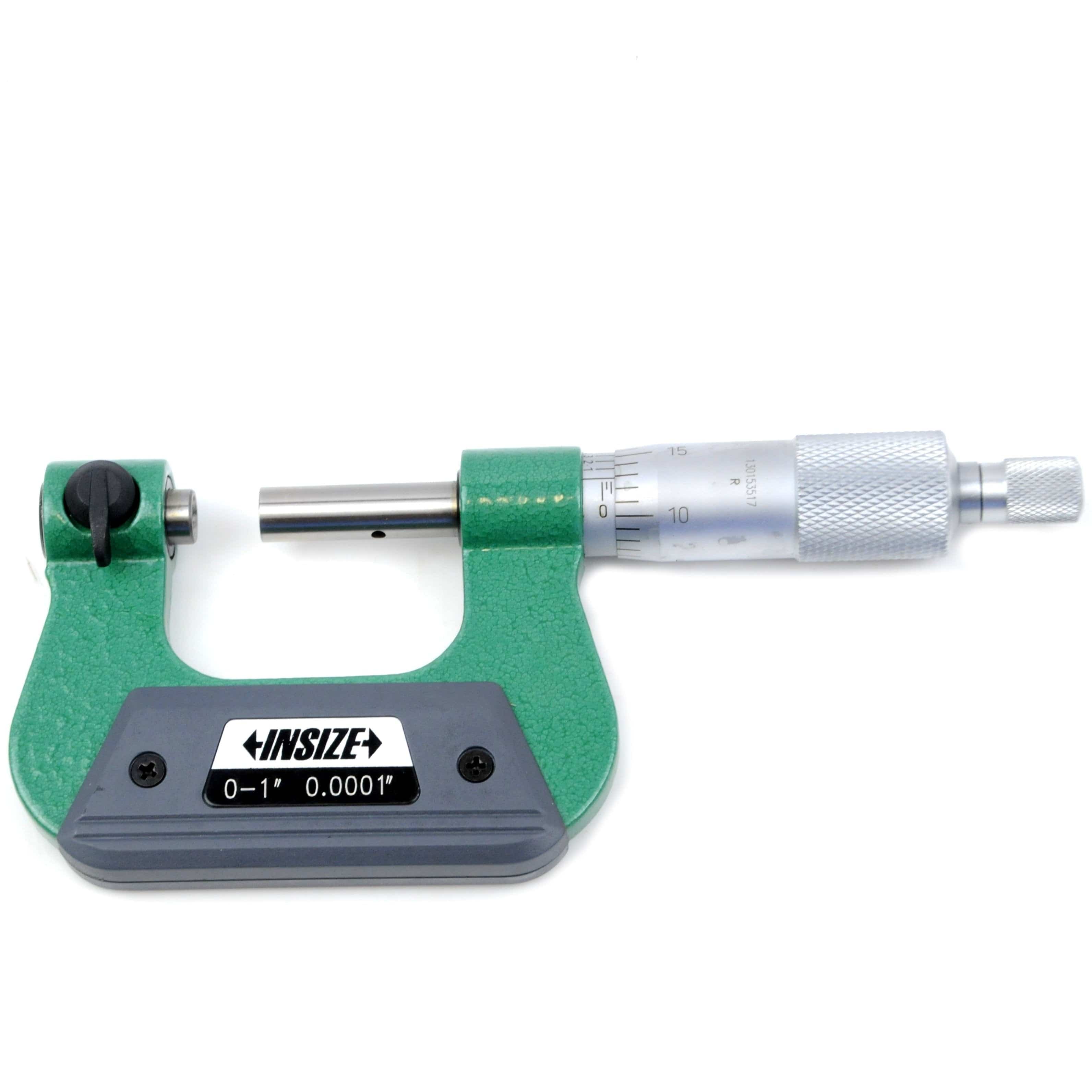 INSIZE Measuring Equipment Insize Non-Rotating Micrometer with Anvil/spindle tips 0-1" Range Series 3280-1