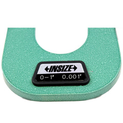 INSIZE Measuring Equipment Insize Sheet Metal Micrometer 0-1" Range Series 3263-1