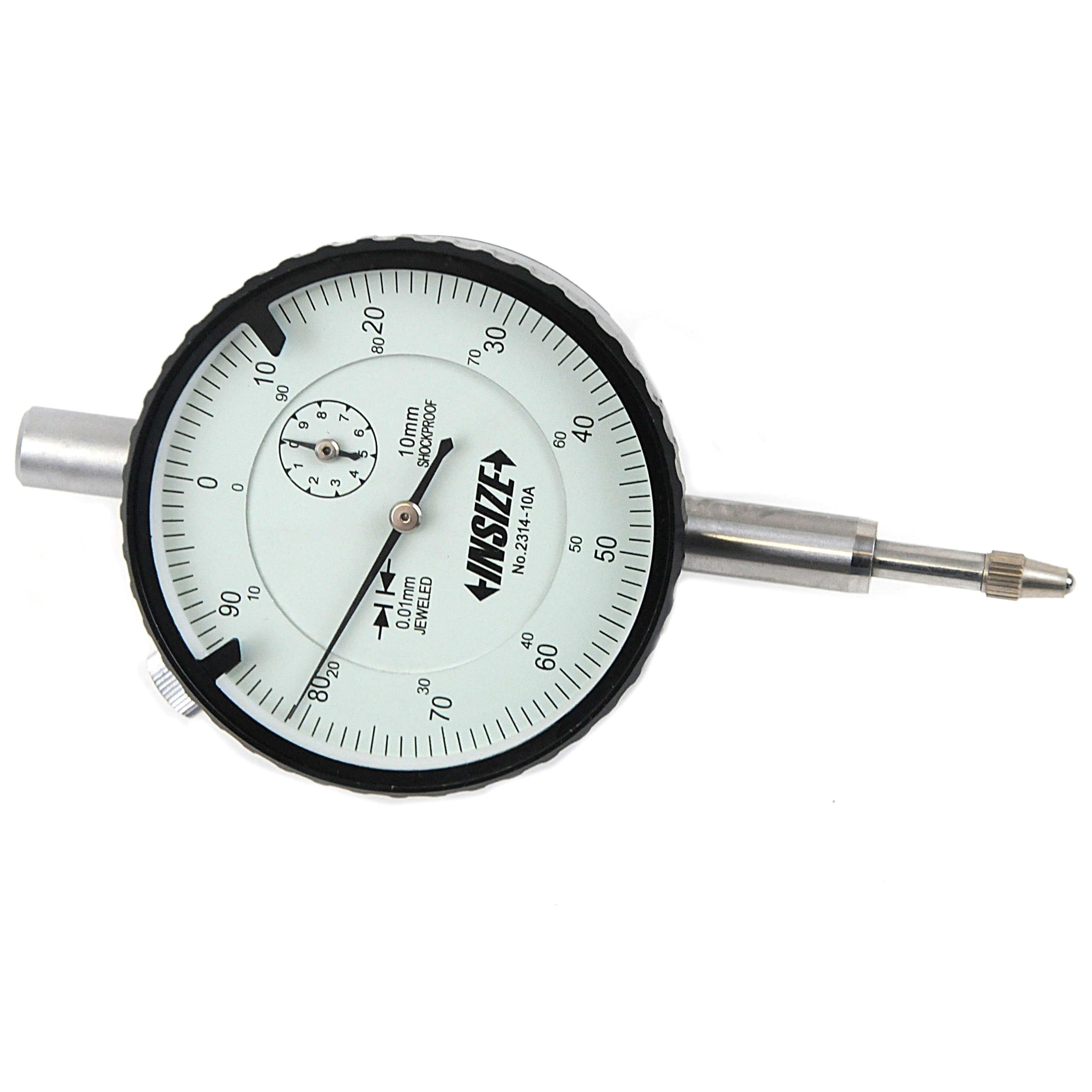 INSIZE Measuring Equipment Insize Shockproof Dial Indicator 10mm Range Series 2314-10A