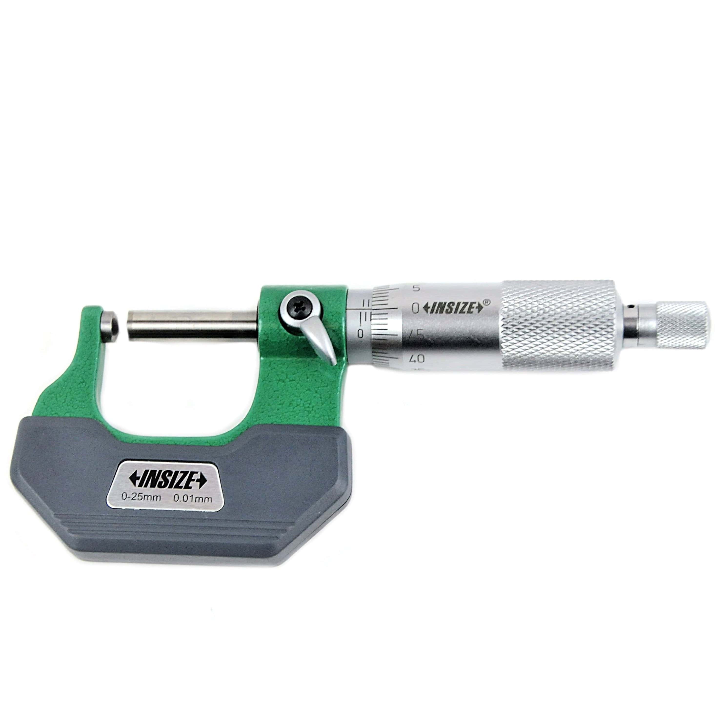 INSIZE Measuring Equipment Insize Spherical Anvil Tube Micrometer 0-25mm Type A Series 3260-25A