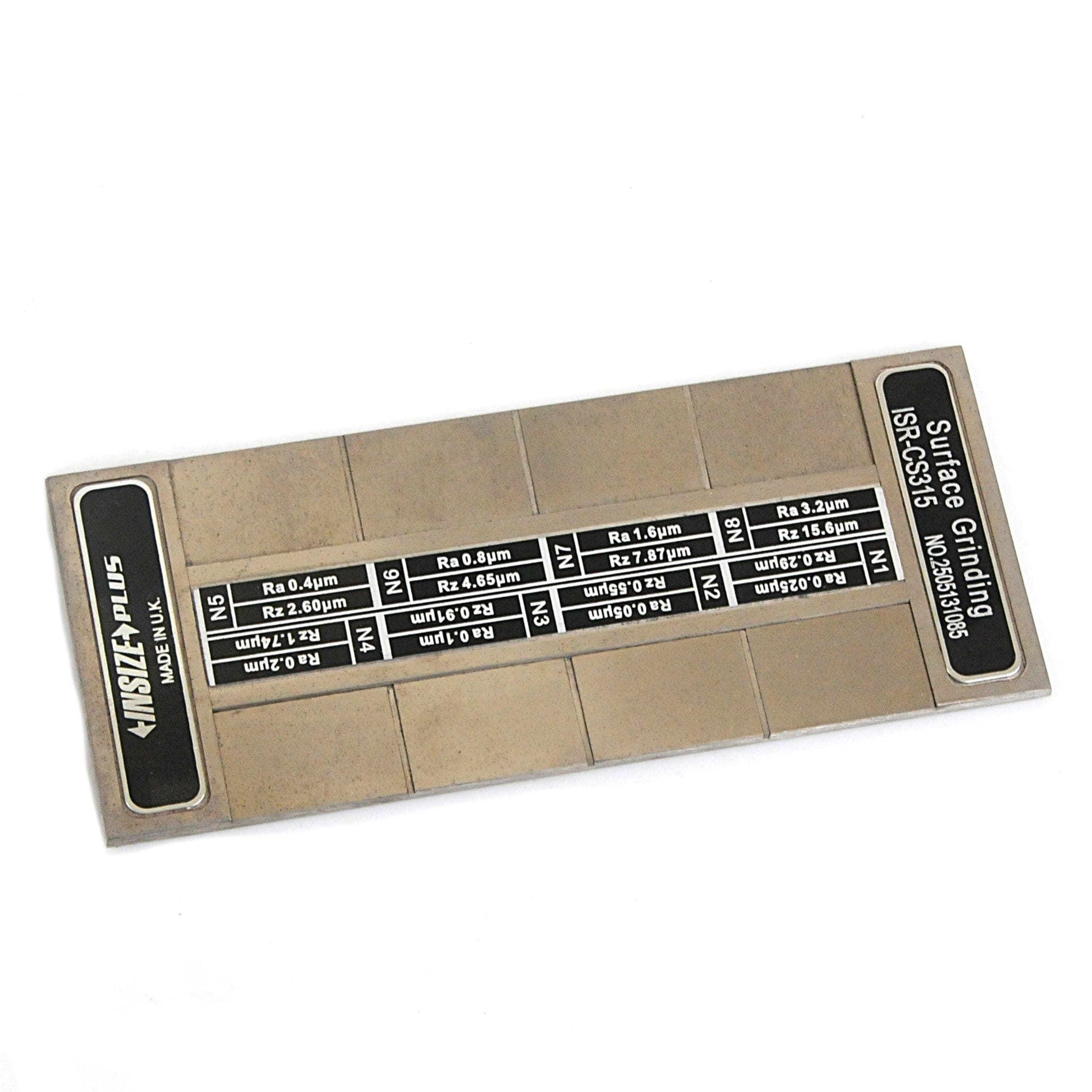 INSIZE Measuring Equipment Insize Surface Grinding Roughness Specimen 8 pcs Set Series ISR-CS315