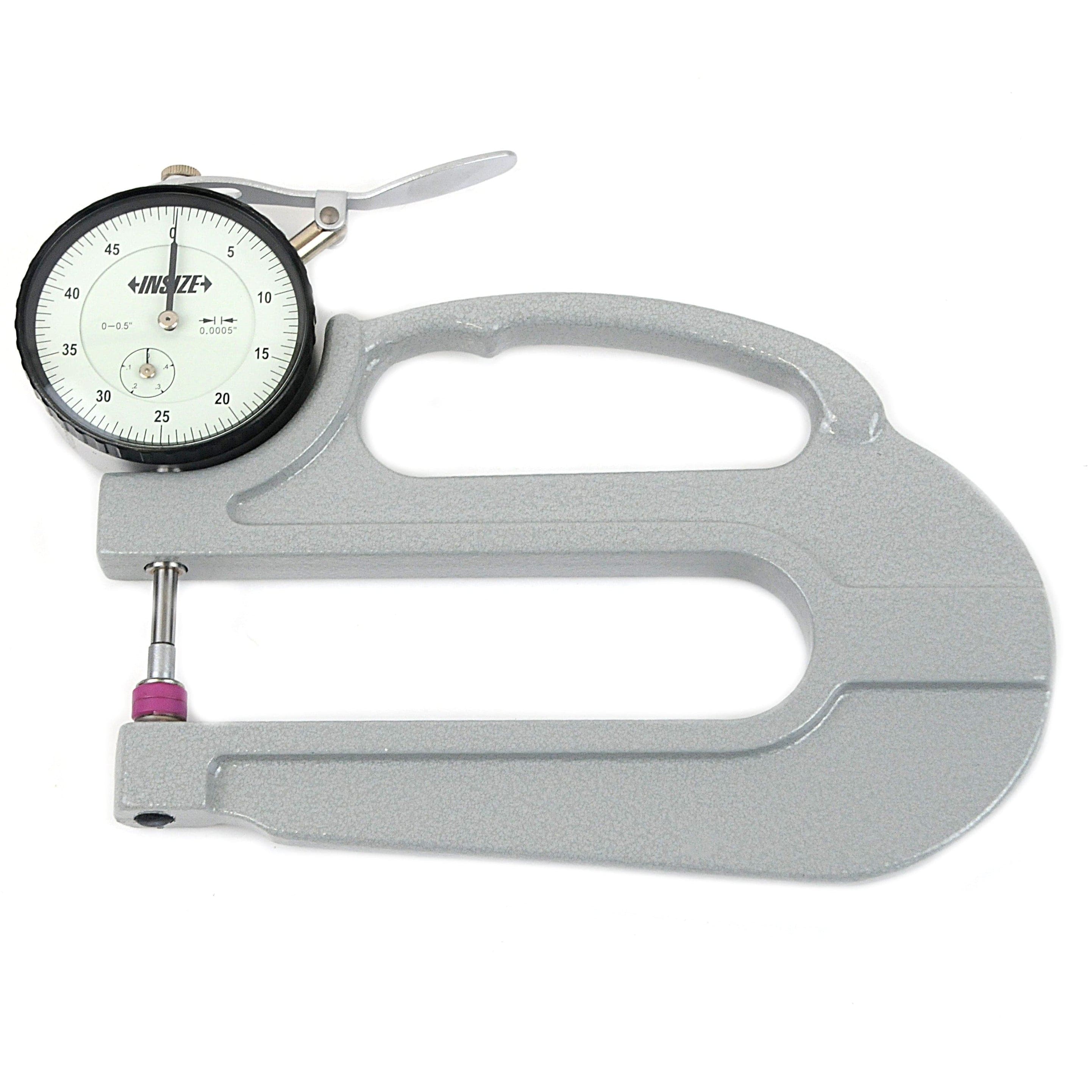 INSIZE MEASURING EQUIPMENT Insize Thickness Gauge 0-0.5" Range Series 2365-055
