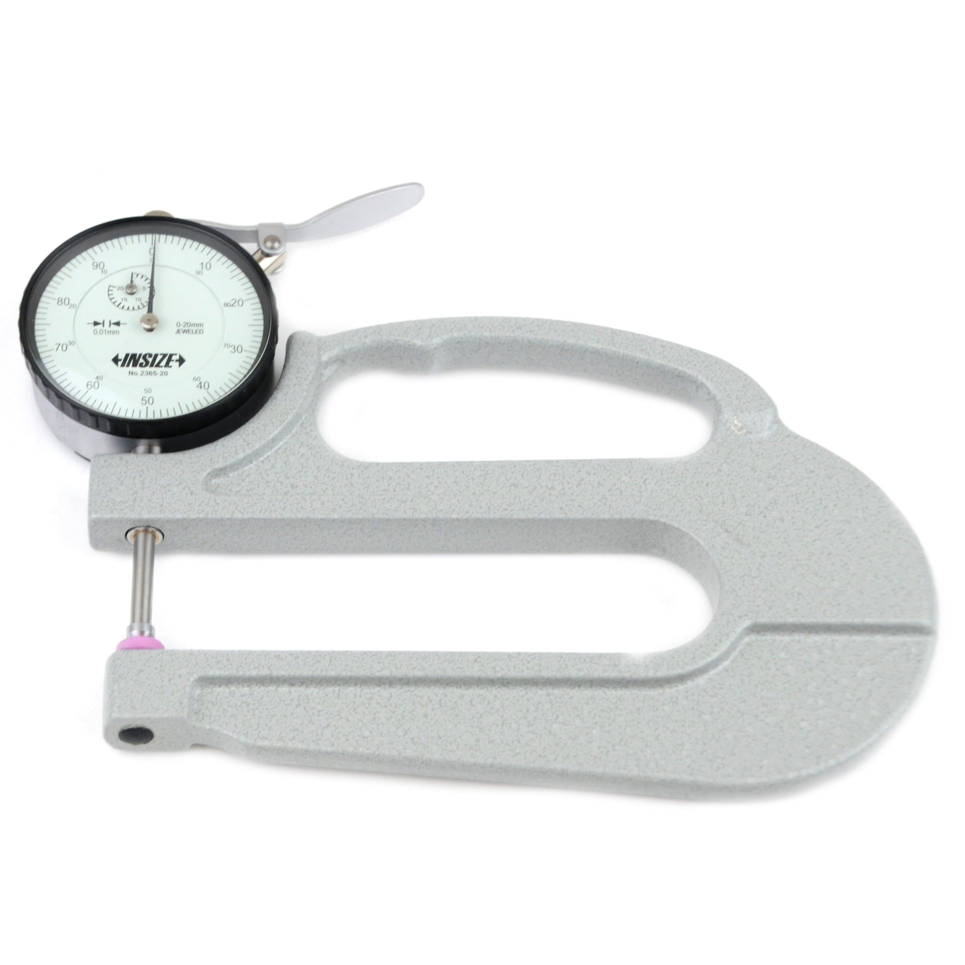 INSIZE Measuring Equipment Insize Thickness Gauge 0-20mm x 0.01mm Range Series 2365-20B