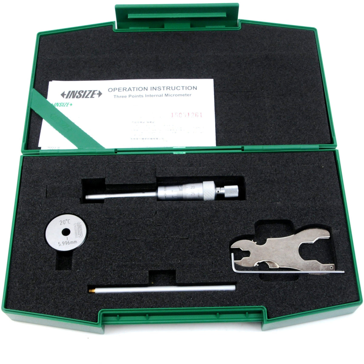 INSIZE Measuring Equipment Insize Three Point Internal Micrometer 6-8mm Range Series 3227-8