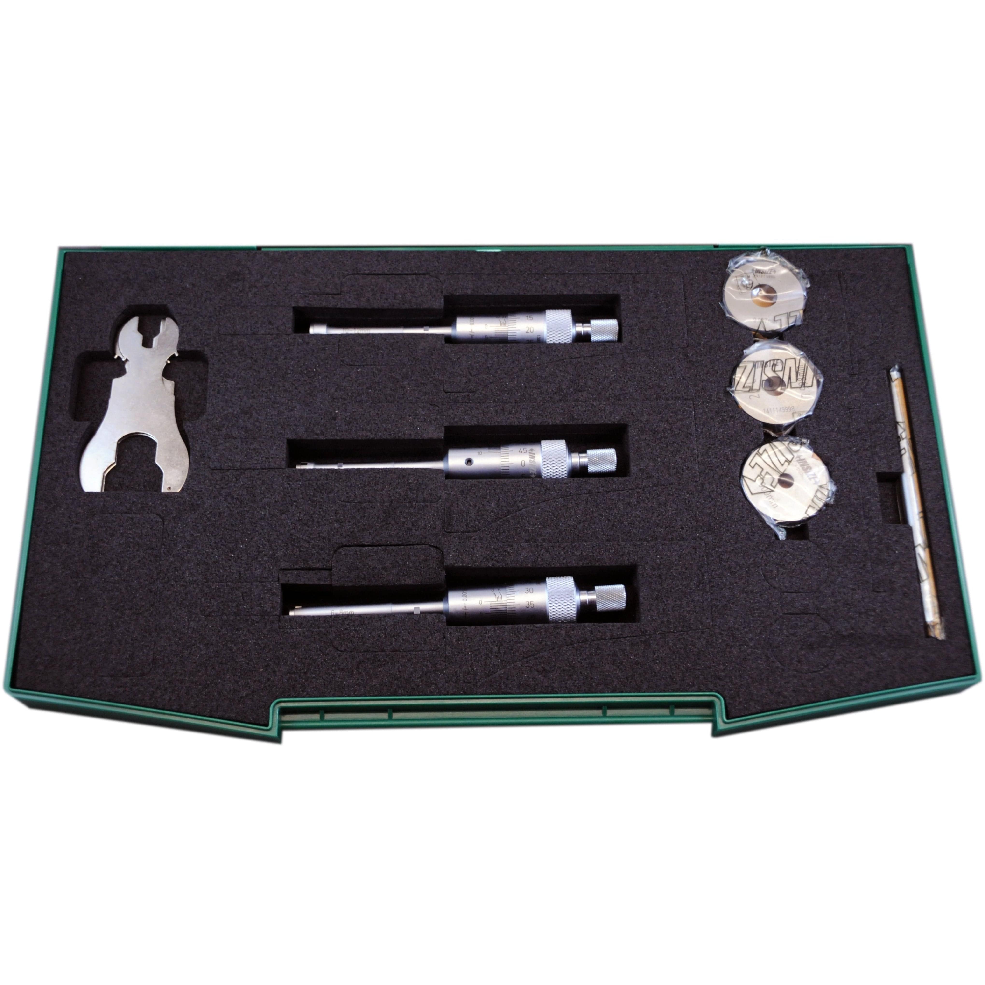 INSIZE Measuring Equipment Insize Three Point Internal Micrometer Set 6-12mm Range Series 3227-123