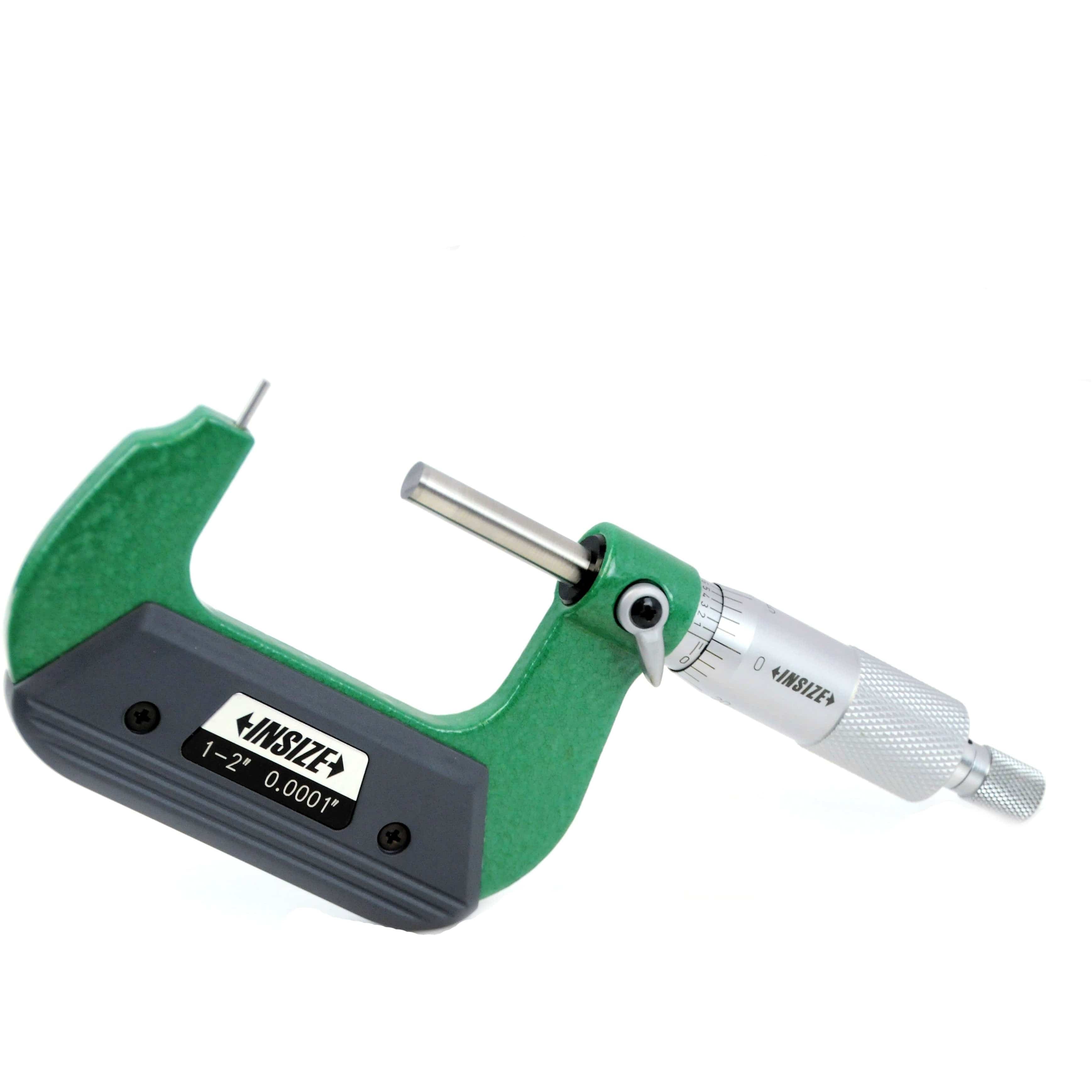 INSIZE Measuring Equipment Insize Type A Cylindrical Anvil Micrometer 1-2" Range Series 3261-2