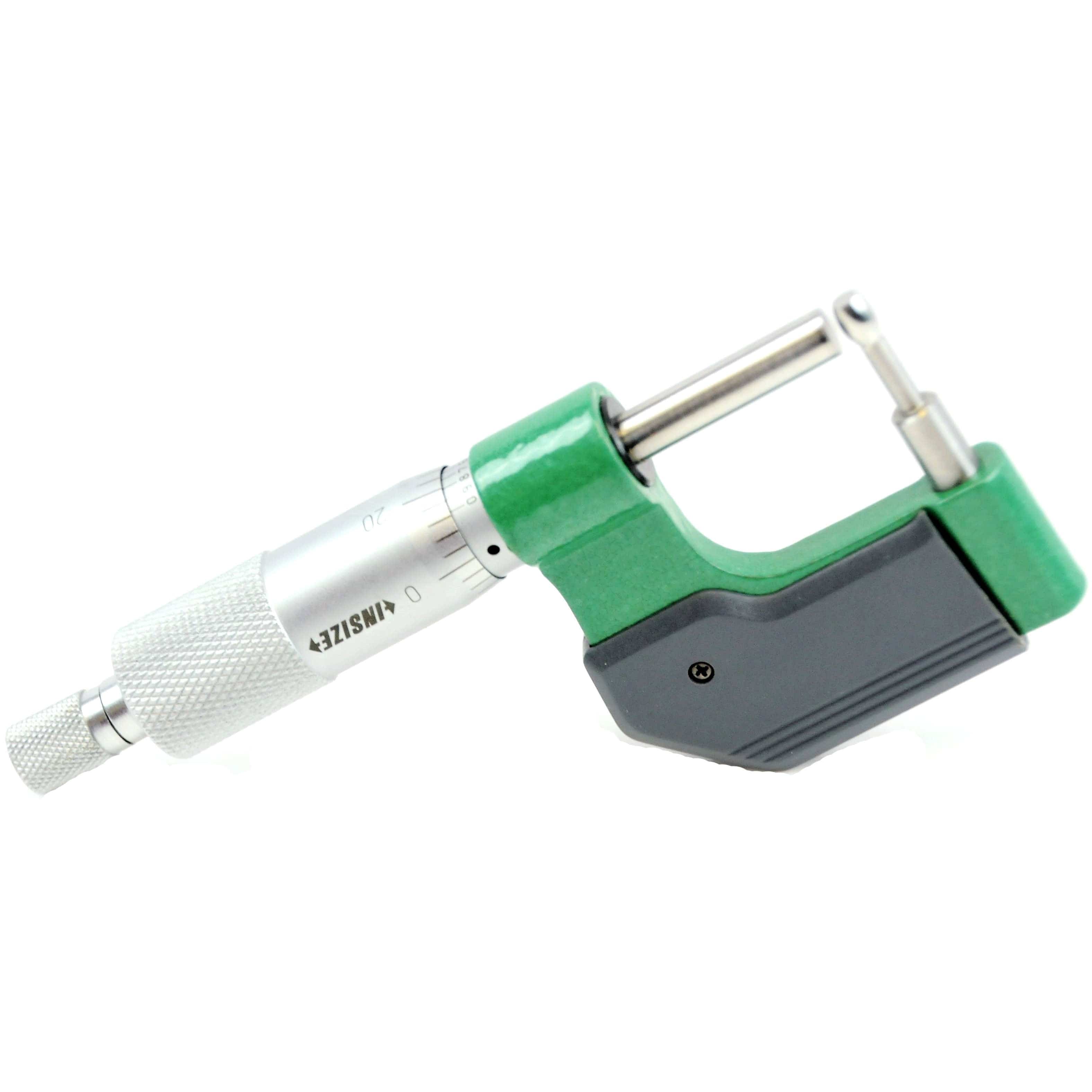 INSIZE Measuring Equipment Insize Type D Cylindrical Anvil Micrometer 0-1" Range Series 3261-1D