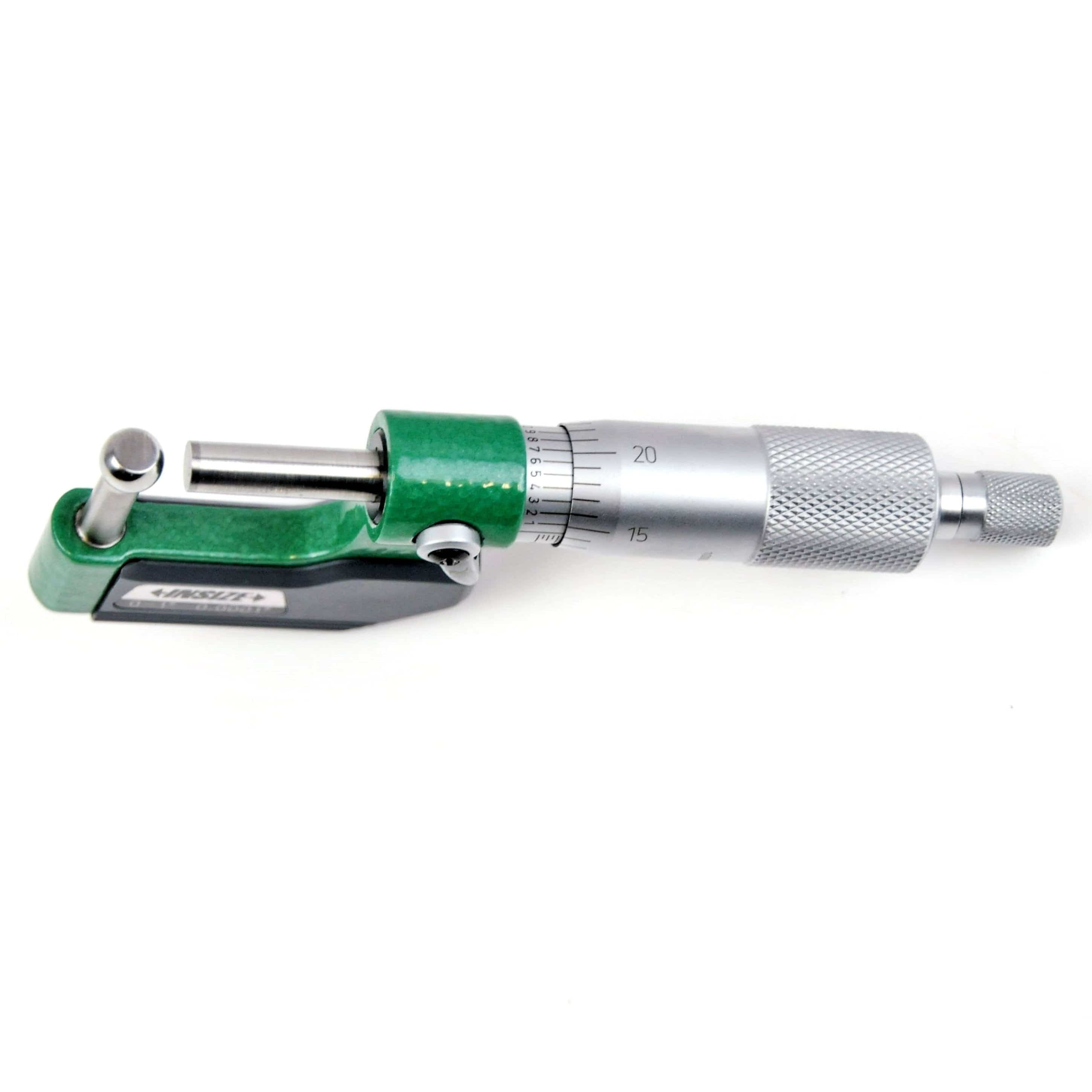 INSIZE Measuring Equipment Insize Type F Cylindrical Anvil Micrometer 0-1" Range Series 3261-1F