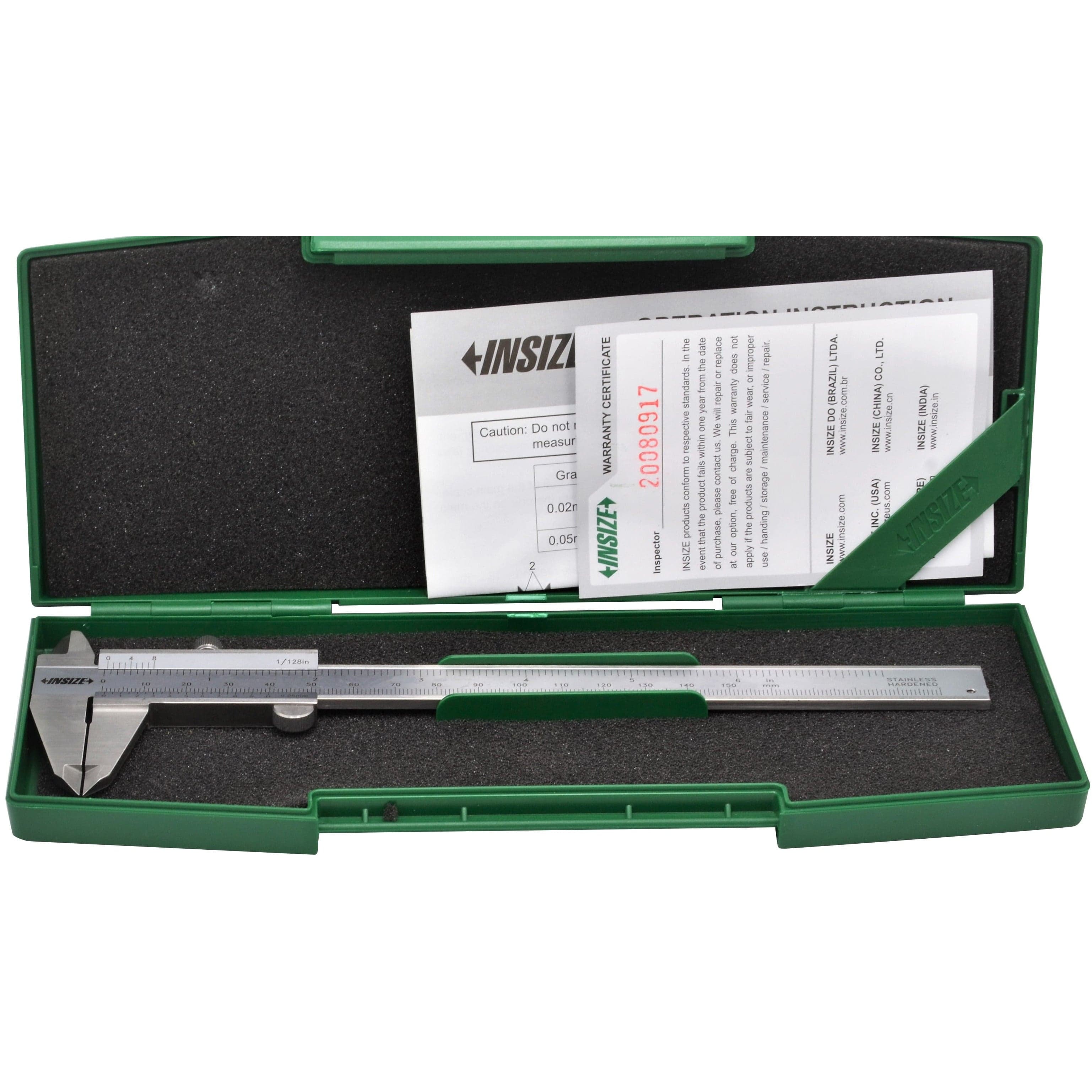 INSIZE Measuring Equipment Insize Vernier Caliper  0-150mm / 0-6" Range Series 1205-150S