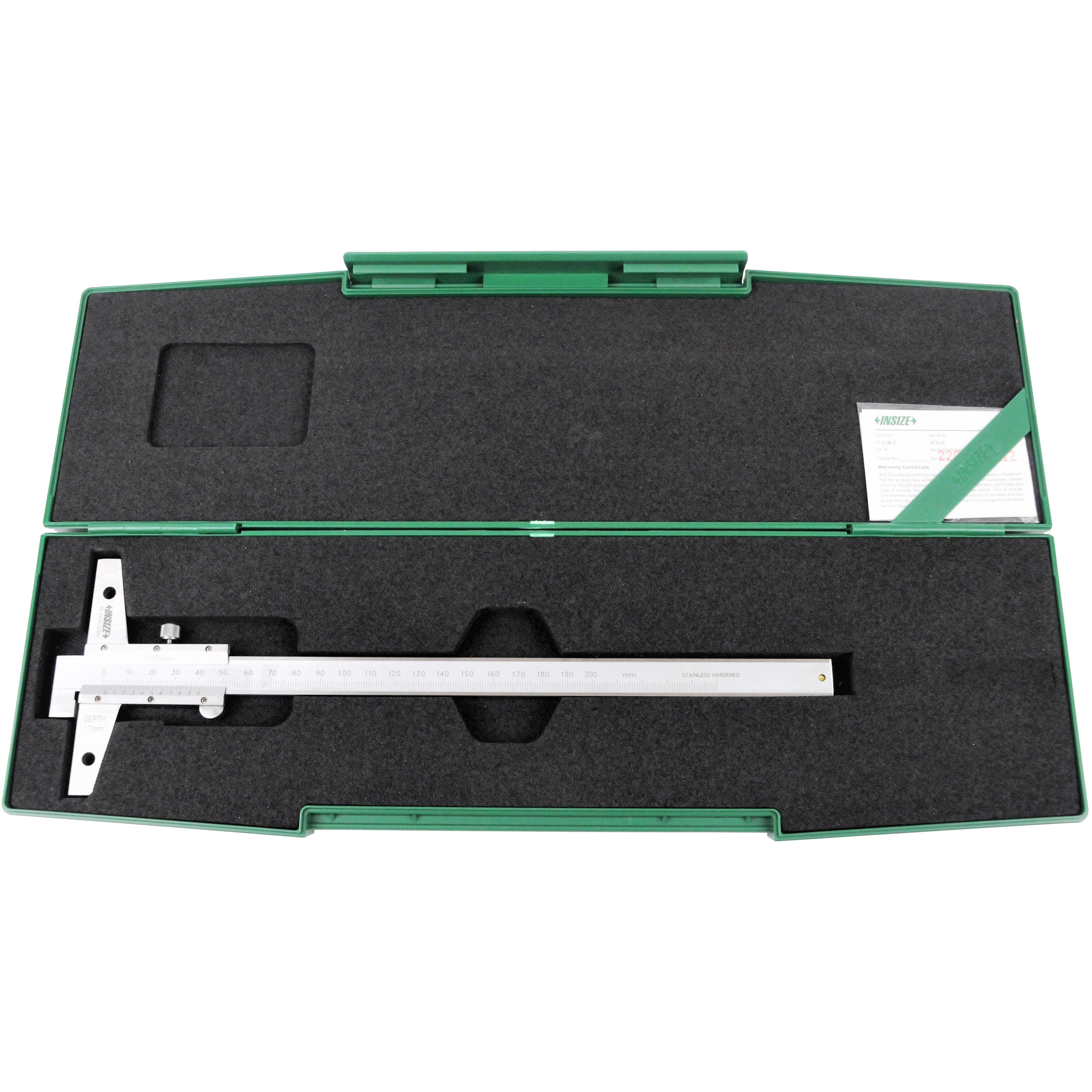 INSIZE Measuring Equipment Insize Vernier Hook Depth Gauge 0-200mm Range Series 1248-200
