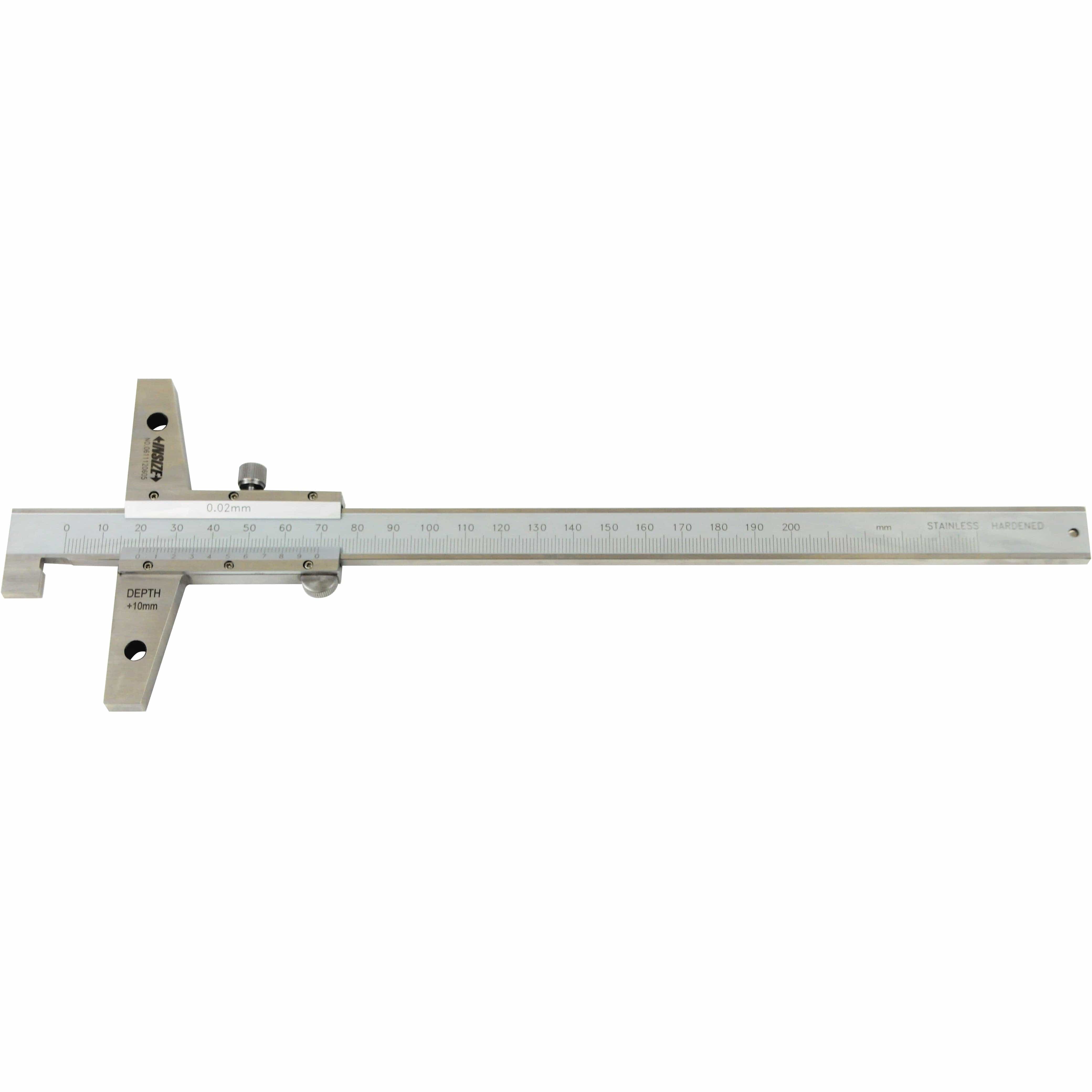 INSIZE Measuring Equipment Insize Vernier Hook Depth Gauge 0-200mm Range Series 1248-2001