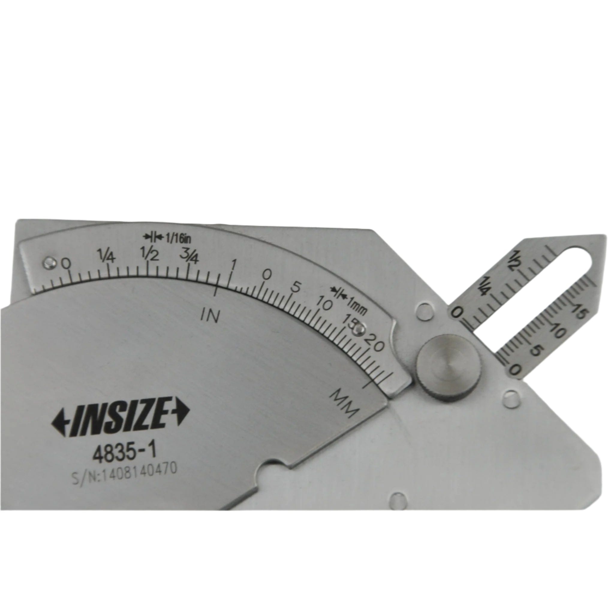 INSIZE Measuring Equipment Insize Welding Gauge 0-25mm/1" Range Series 4835-1