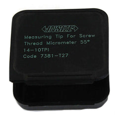 INSIZE Measuring Equipment Insize Whitworth 55° Measuring Tip 14-10TPI Range Series 7381-T27