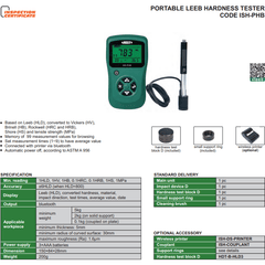 INSIZE Measuring Equipment PORTABLE LEEB HARDNESS TESTER - ISH-PHB
