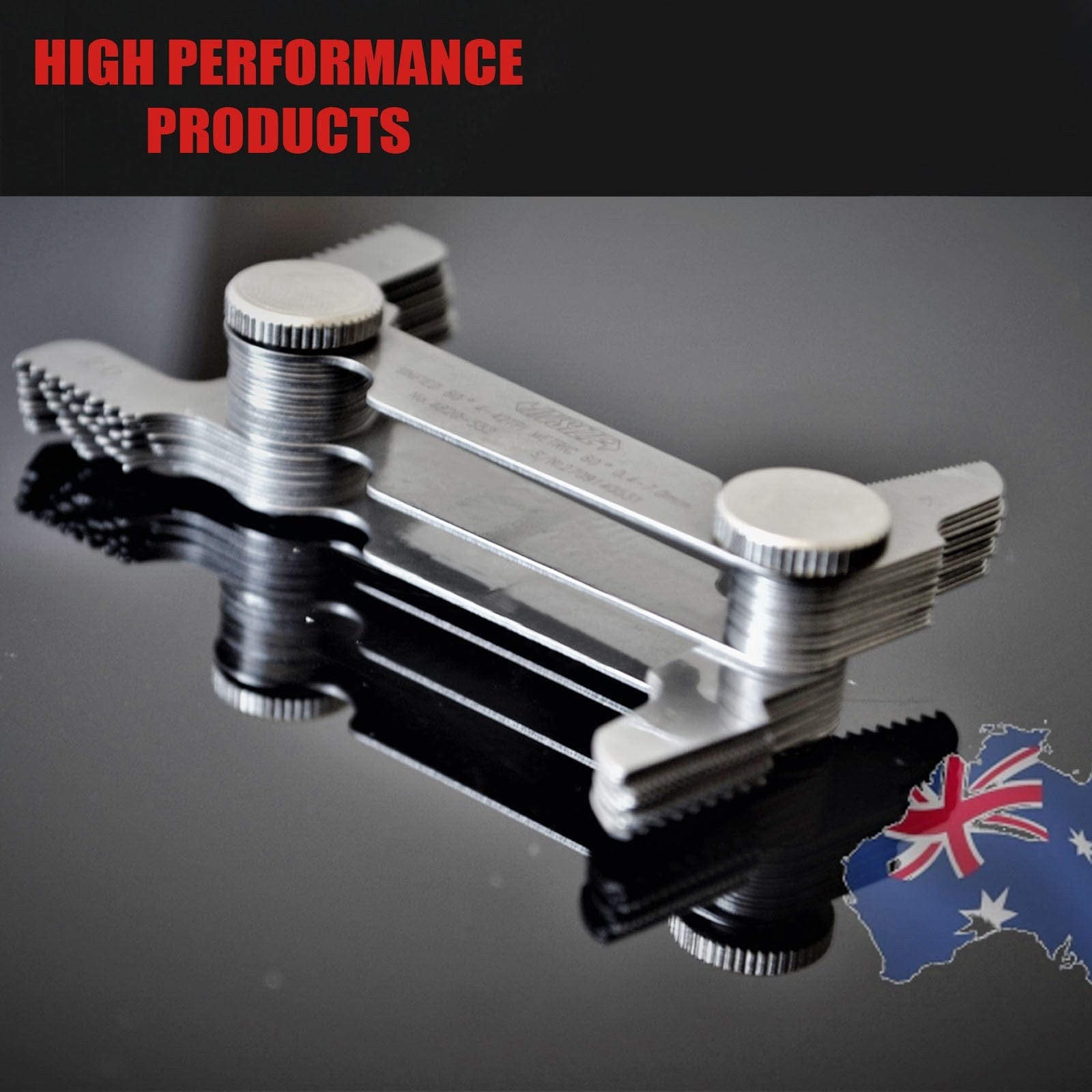 Insize Metric 60° & Unified 60° Screw Pitch Gauge 0.4-7mm/4-42TPI Series 4820-552 - Twin Eagle Imports