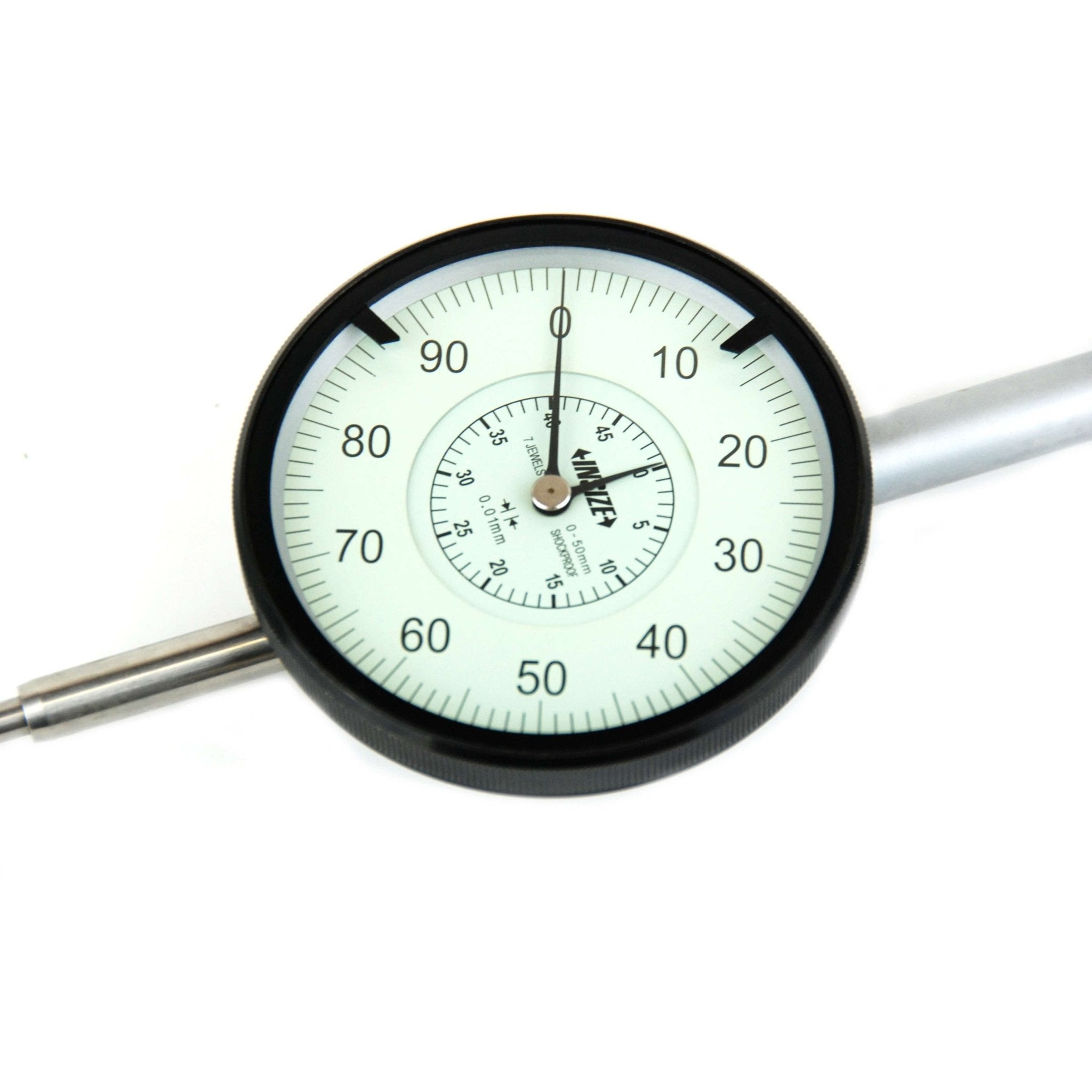 Insize Metric Long Stroke Dial Indicator 50mm Range Series 2309-50 - Twin Eagle Imports