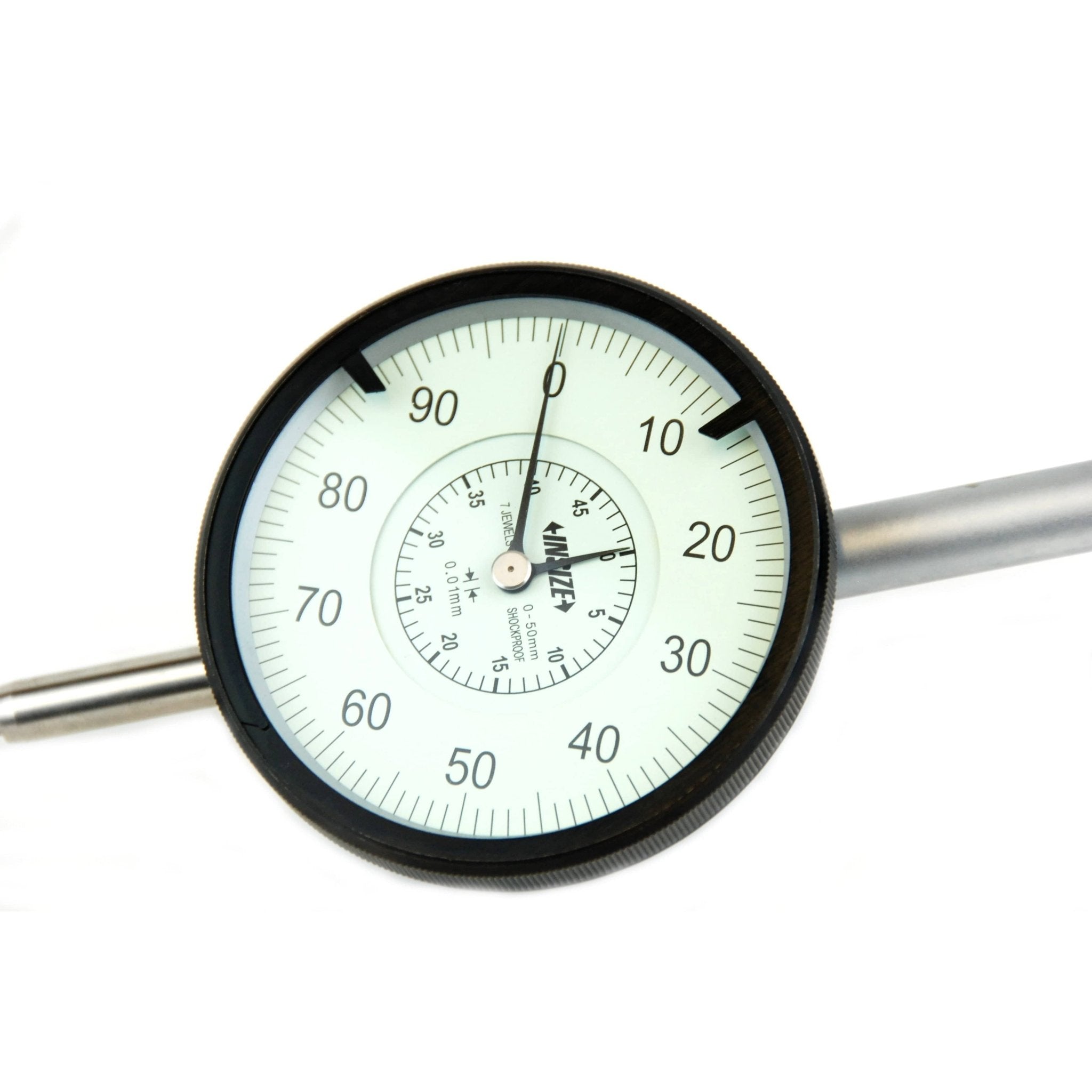 Insize Metric Long Stroke Dial Indicator 50mm Range Series 2309-50 - Twin Eagle Imports