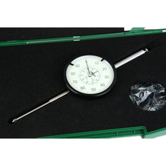Insize Metric Long Stroke Dial Indicator 50mm Range Series 2309-50D - Twin Eagle Imports