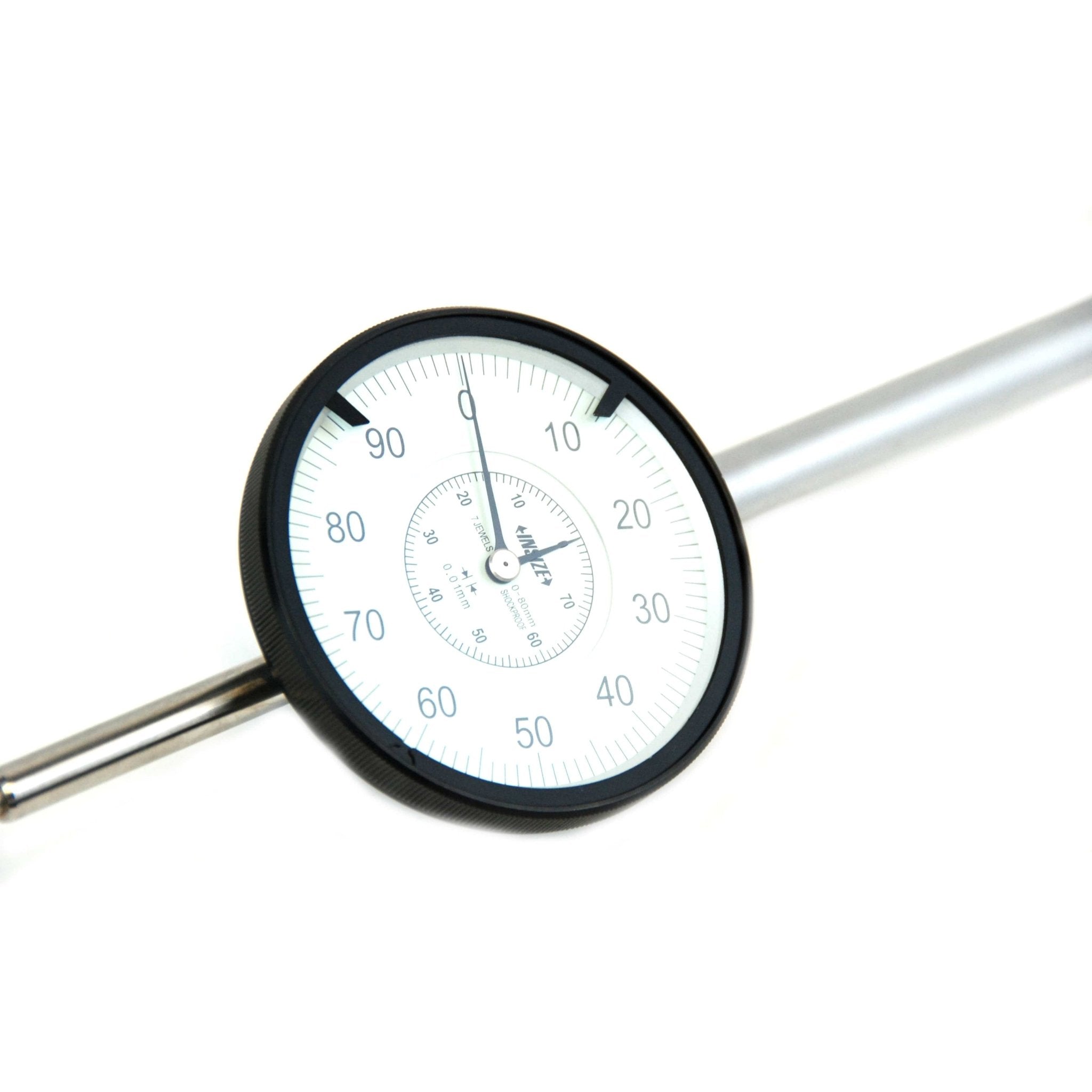Insize Metric Long Stroke Dial Indicator 80mm Range Series 2309-80D - Twin Eagle Imports