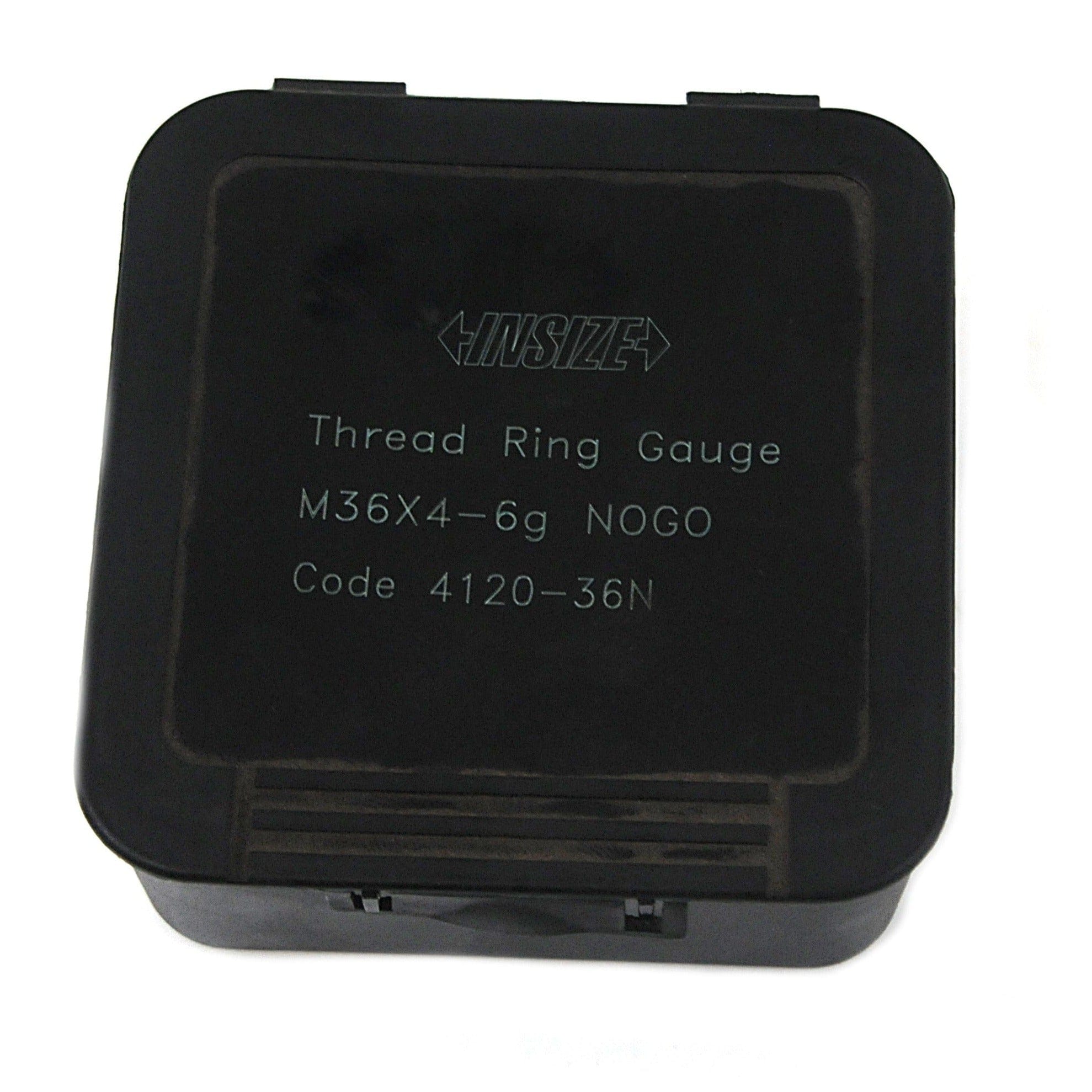 Insize NOGO Thread Ring Gauge M36X4 Series 4120-36N - Twin Eagle Imports