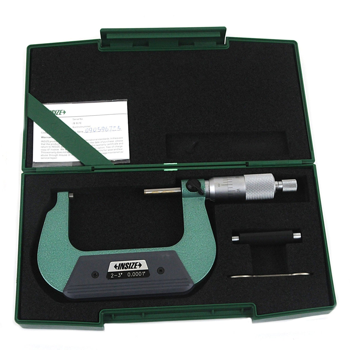 Insize Outside Micrometer 2-3" Range Series 3207-3 - Twin Eagle Imports