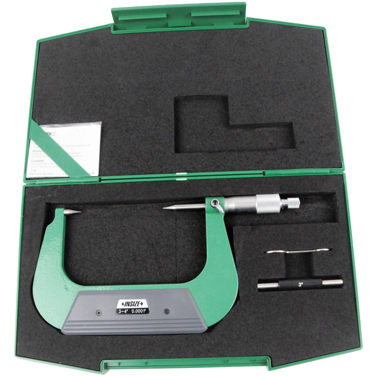 Insize Point Micrometer 3-4" Range Series 3230-4 - Twin Eagle Imports