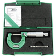 Insize Ratchet Stop Type Outside Micrometer 0-25mm Range Series 3210-25A - Twin Eagle Imports