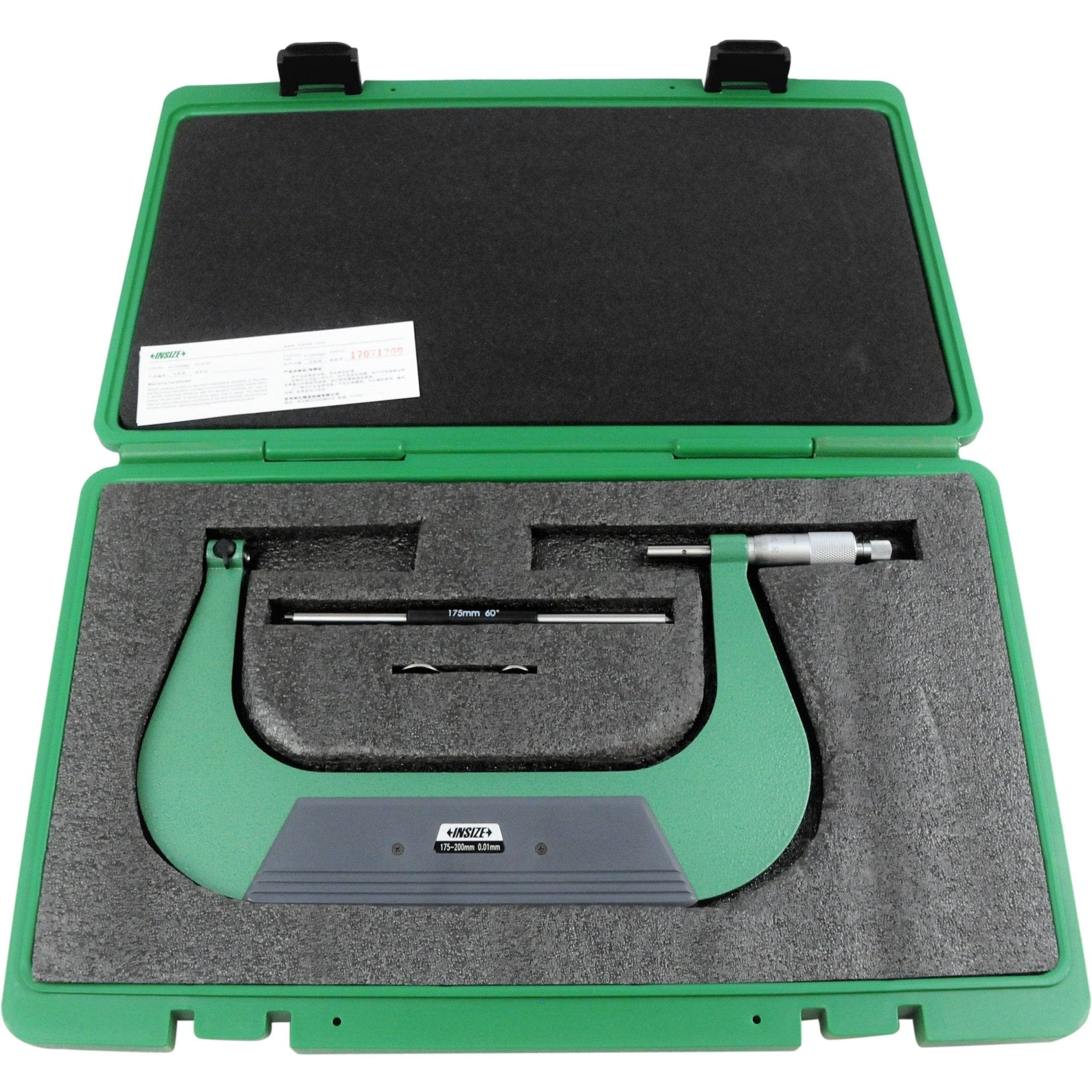 Insize Screw Thread Micrometer 175-200mm Range Series 3281-200A - Twin Eagle Imports