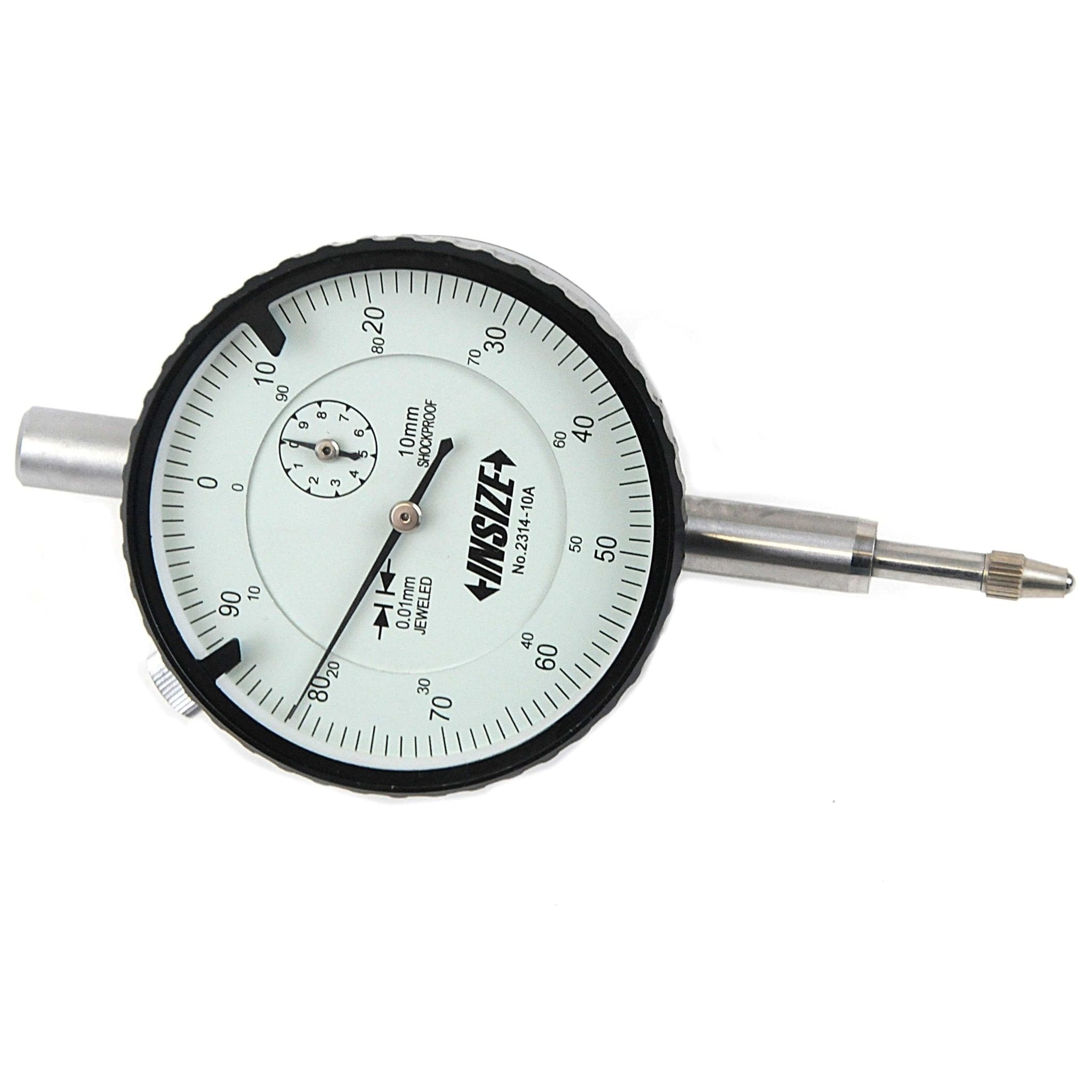 Insize Shockproof Dial Indicator 10mm Range Series 2314-10A - Twin Eagle Imports