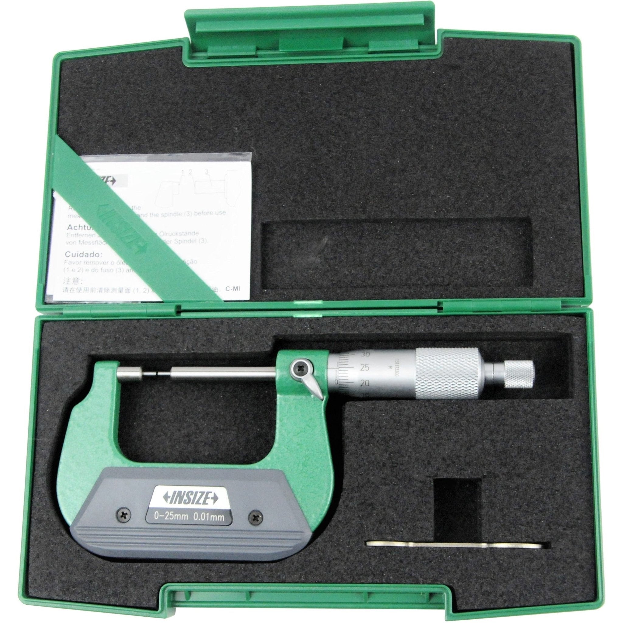 Insize Spline Micrometer 0-25mm Range Series 3233-25A - Twin Eagle Imports