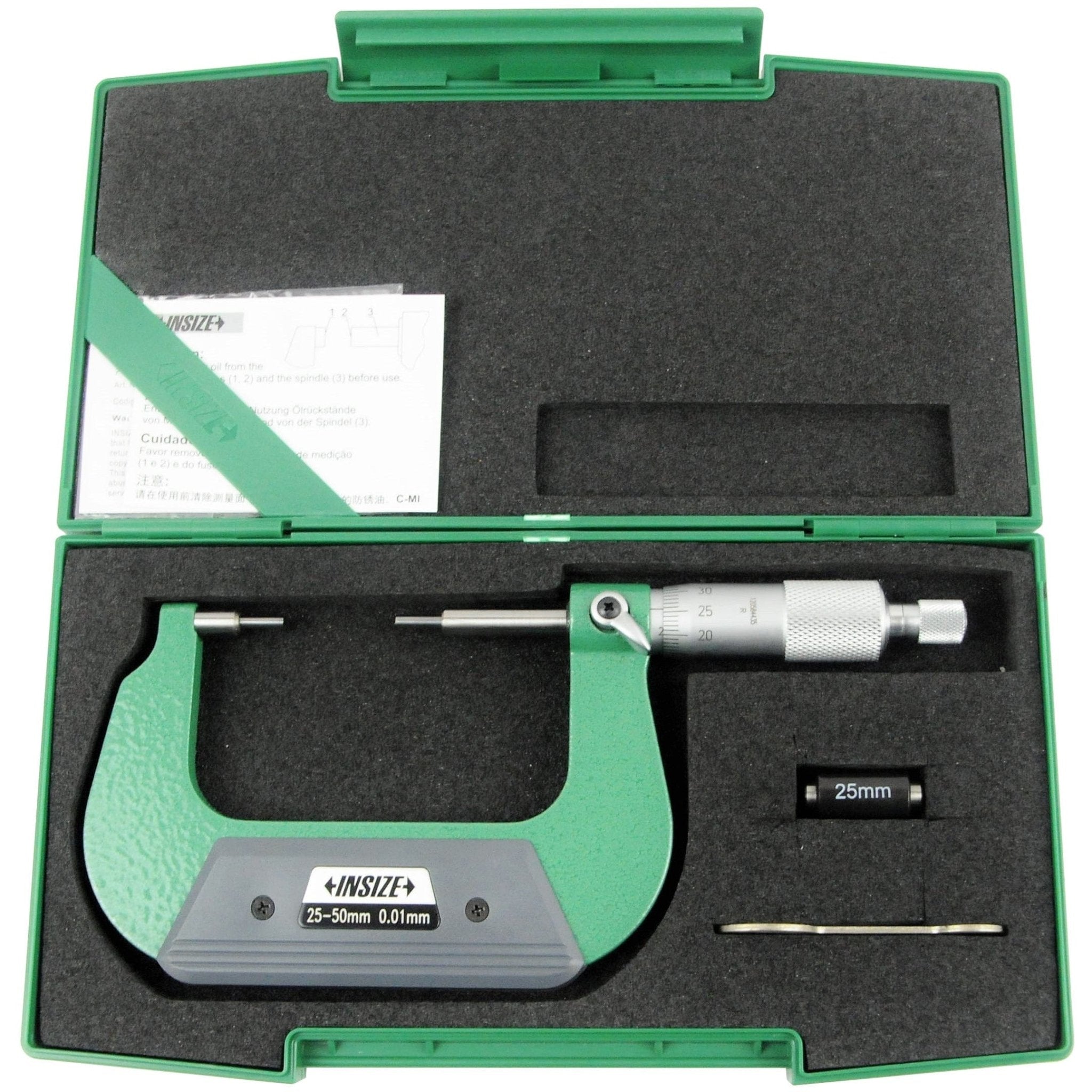 Insize Spline Micrometer 25-50mm Range Series 3233-50BA - Twin Eagle Imports