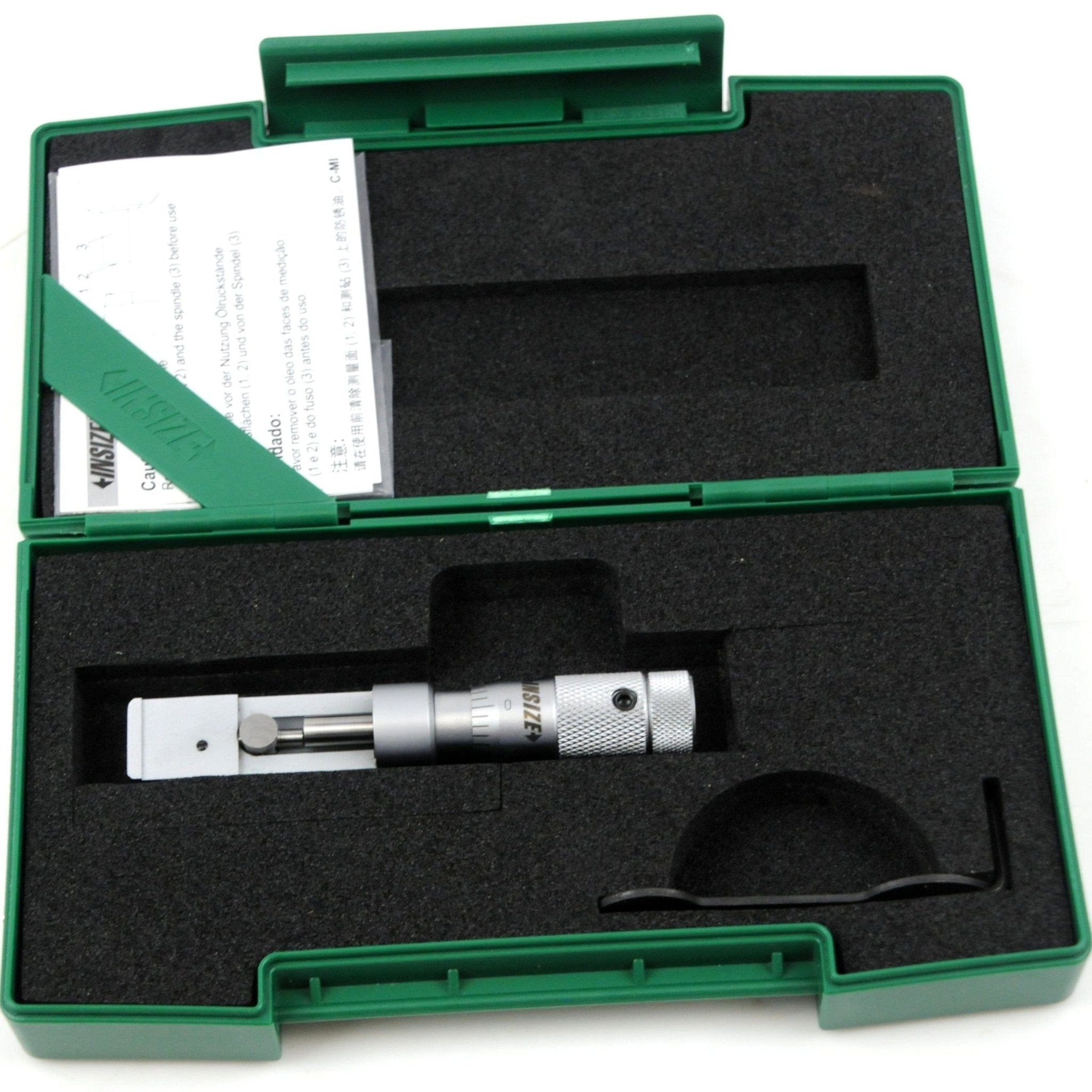 Insize Steel Can Seam Micrometer 0-0.6" Range Series 3293-061 - Twin Eagle Imports