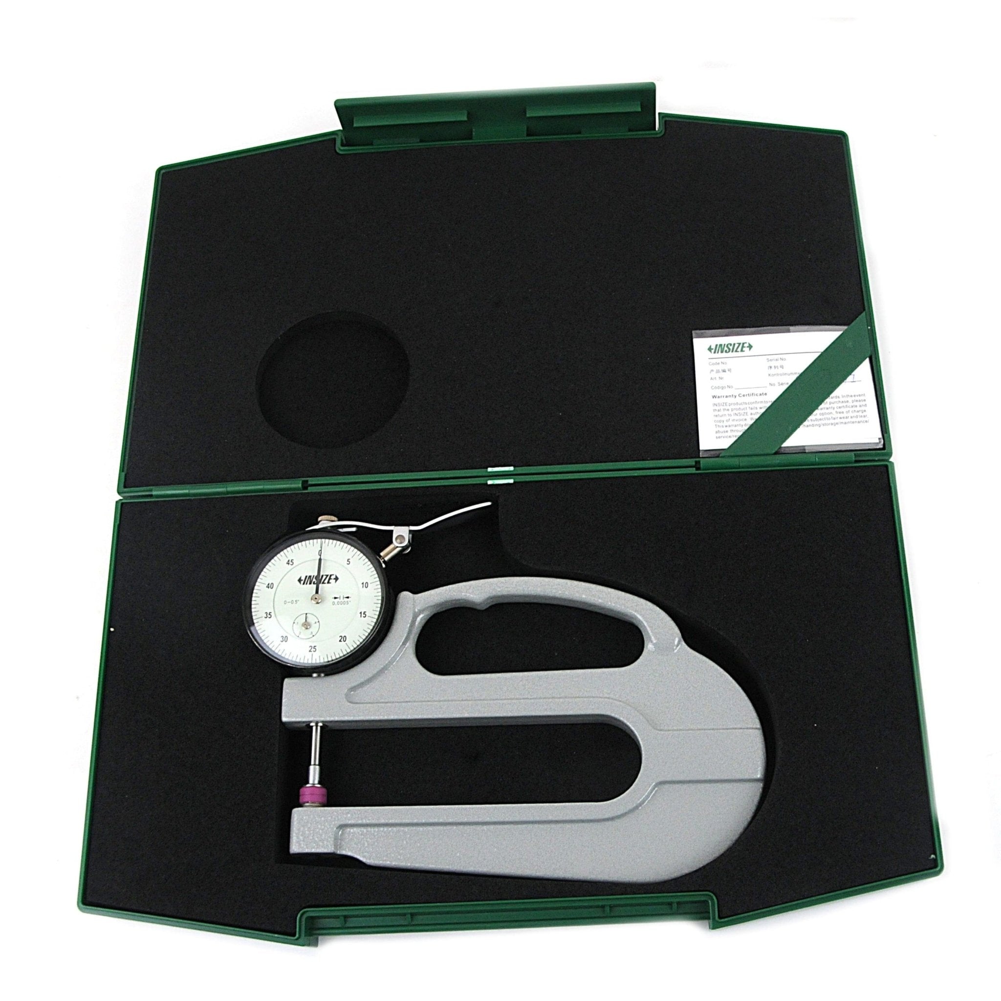 Insize Thickness Gauge 0-0.5" Range Series 2365-055 - Twin Eagle Imports
